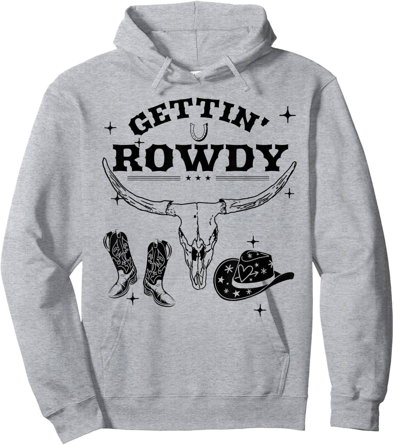 Getting Rowdy Getting Hitched Nashville Bachelorette Party Hoodie - Hoodie | Ash