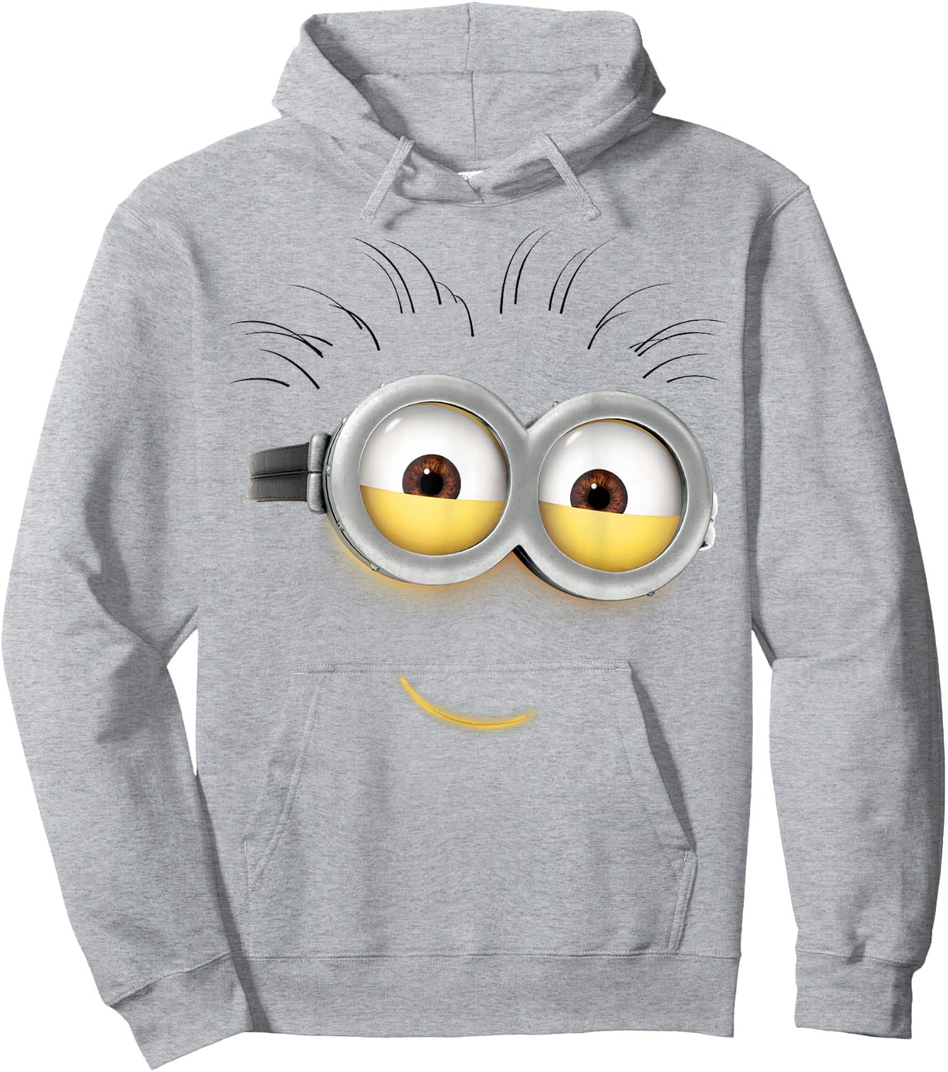 Despicable Me Minions Phil Smile Eyes Graphic Hoodie - Hoodie | Ash