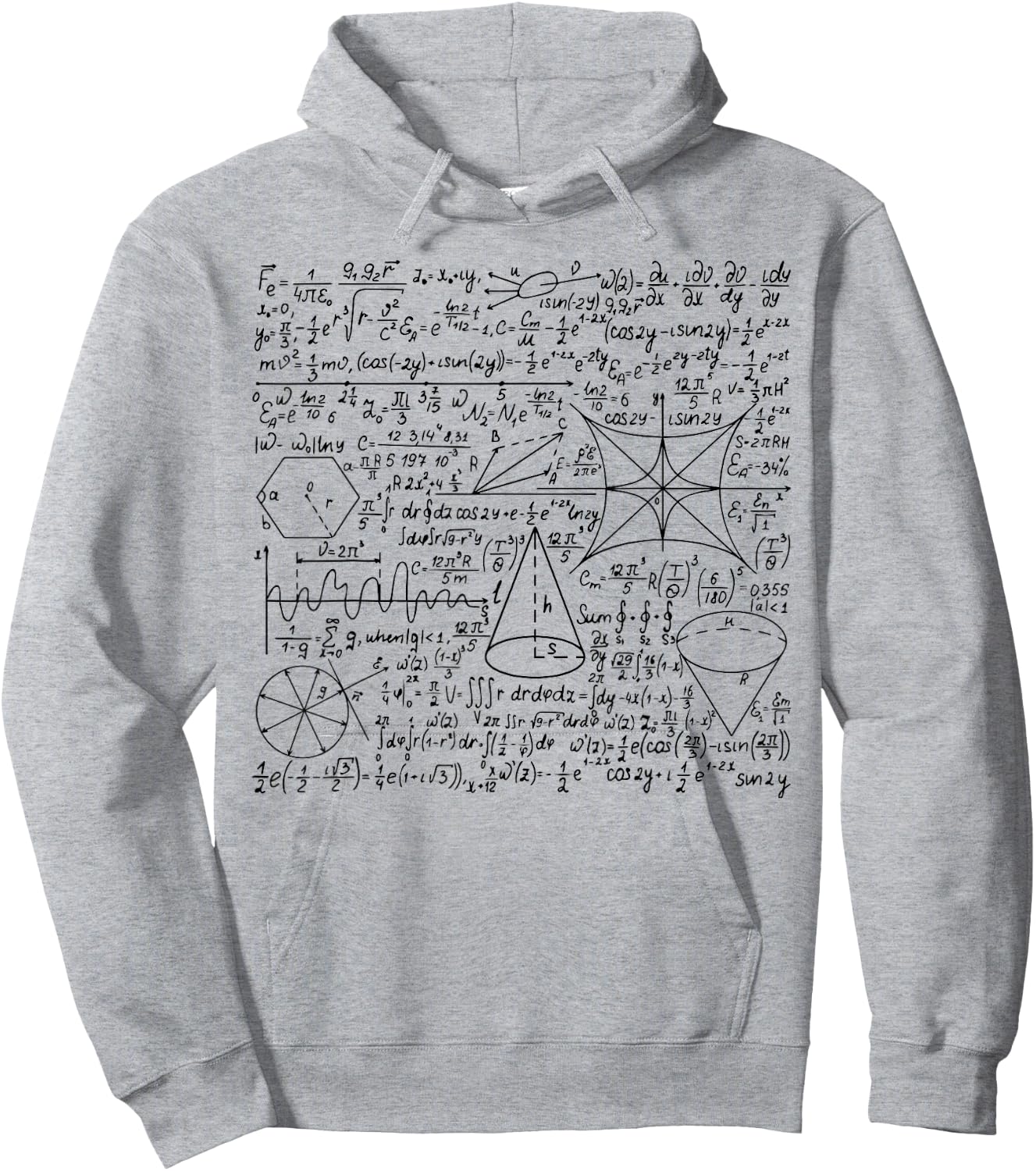Math Equation Cool Quadratic Formula Geek Nerd Math gift Hoodie - Hoodie | Ash
