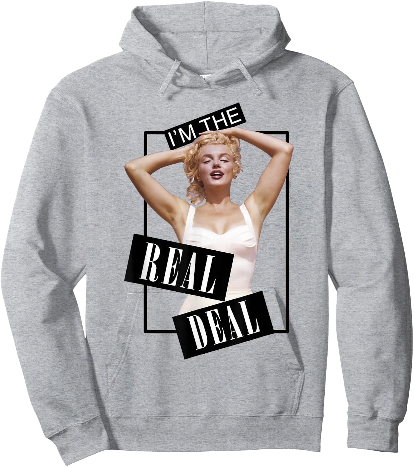 Marilyn Monroe Real Deal Hoodie - Hoodie | Ash