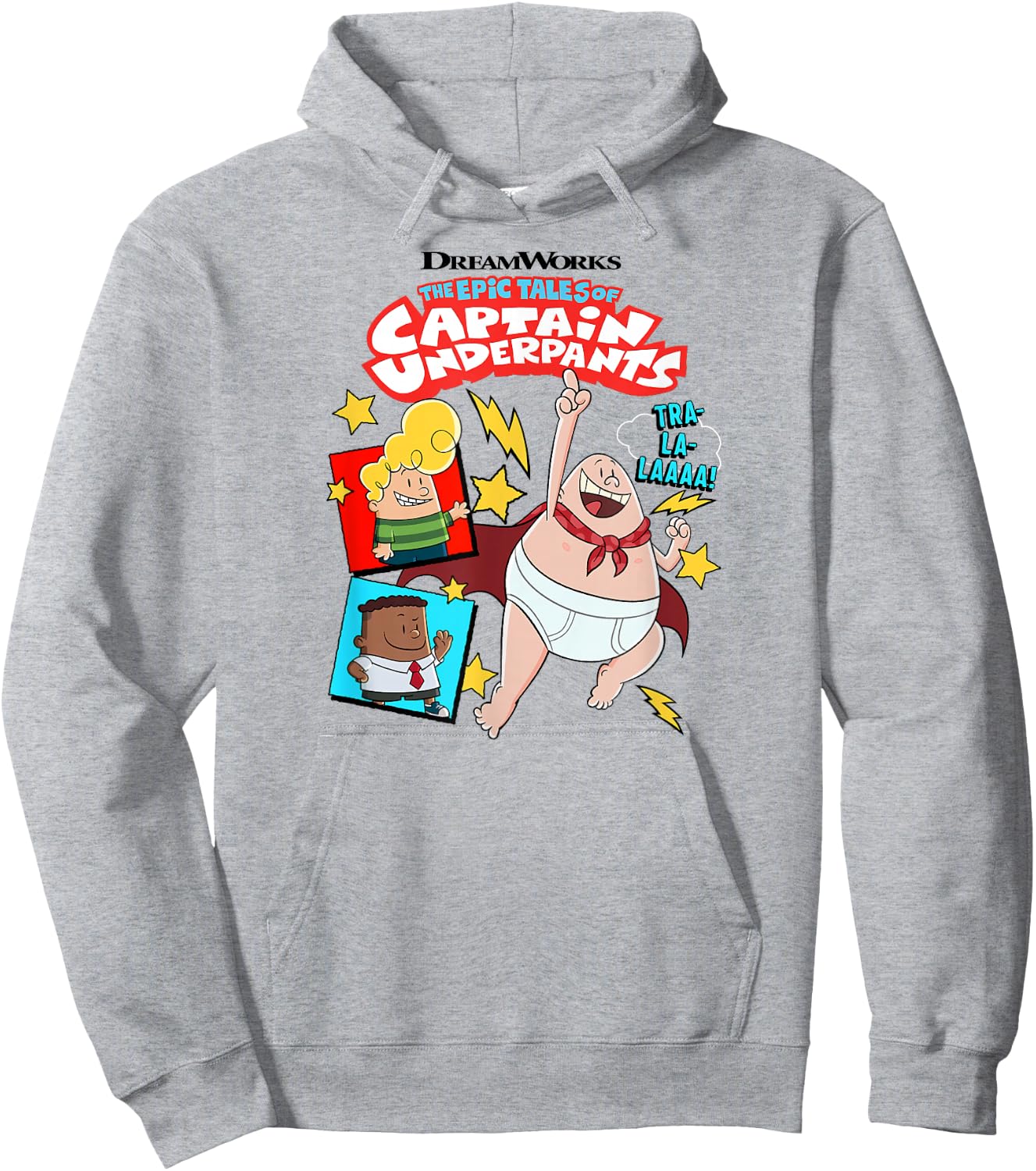 Captain Underpants The First Epic Film Tra-la-laaaa! Hoodie - Hoodie | Ash