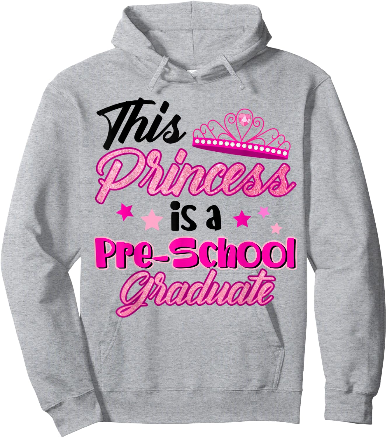 This Princess Is A Pre-School Graduate Cute Design For Kids Hoodie - Hoodie | Ash