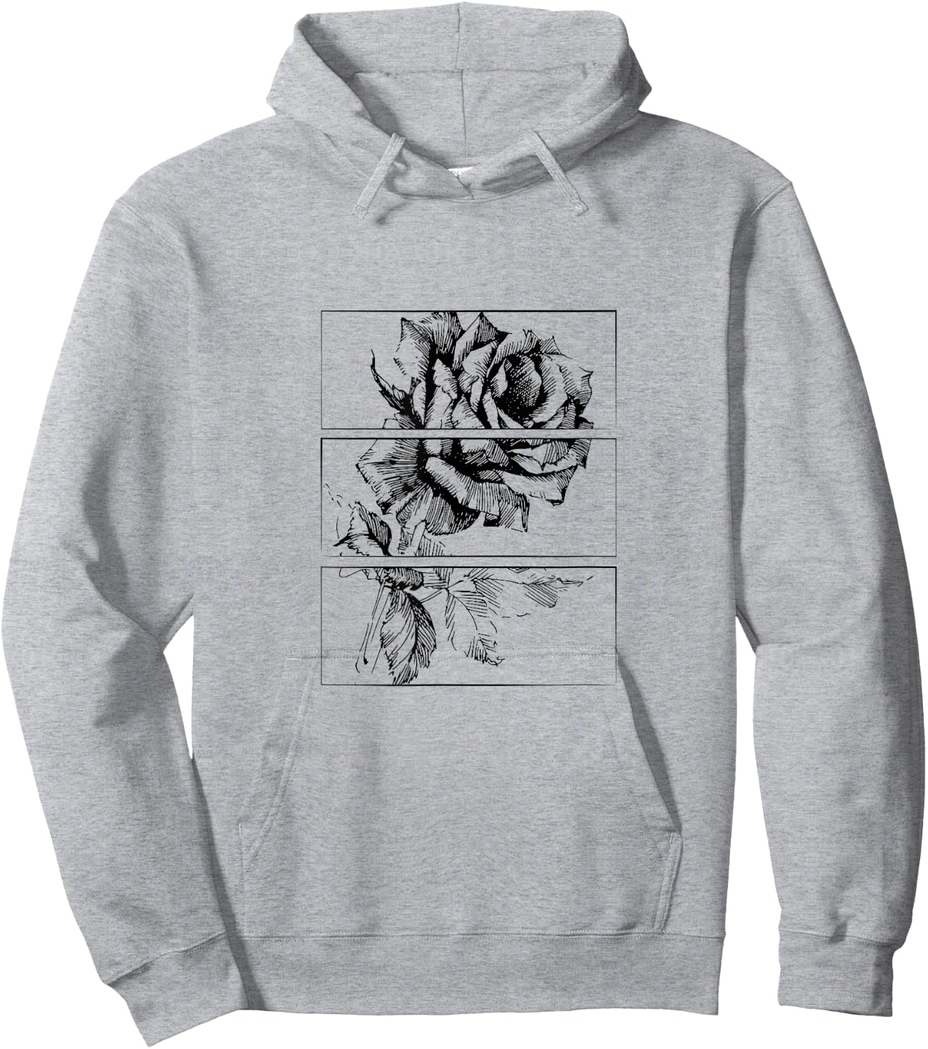 Black Roses Aesthetic Clothing Soft Grunge Clothes Goth Punk Hoodie - Hoodie | Ash