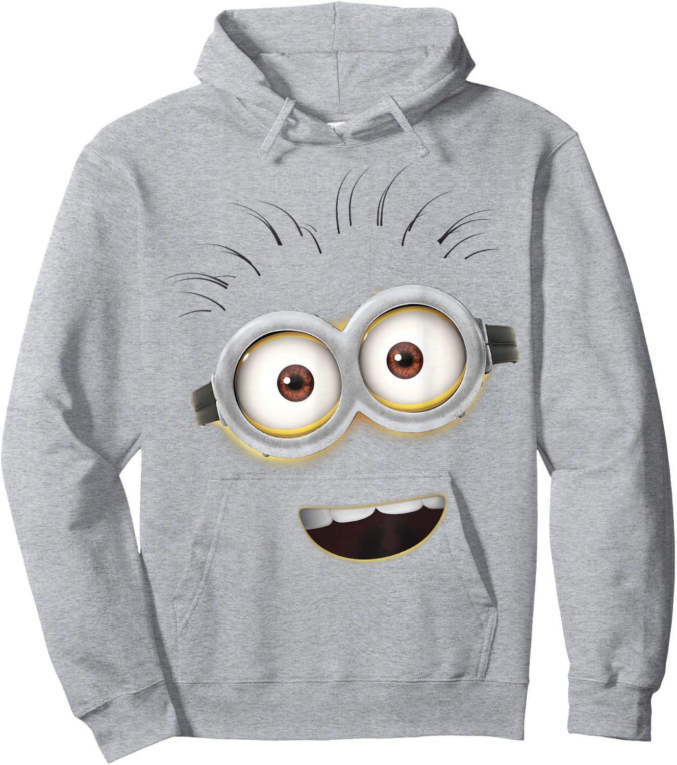 Despicable Me Minions Phil Big Grin Graphic Hoodie - Hoodie | Ash
