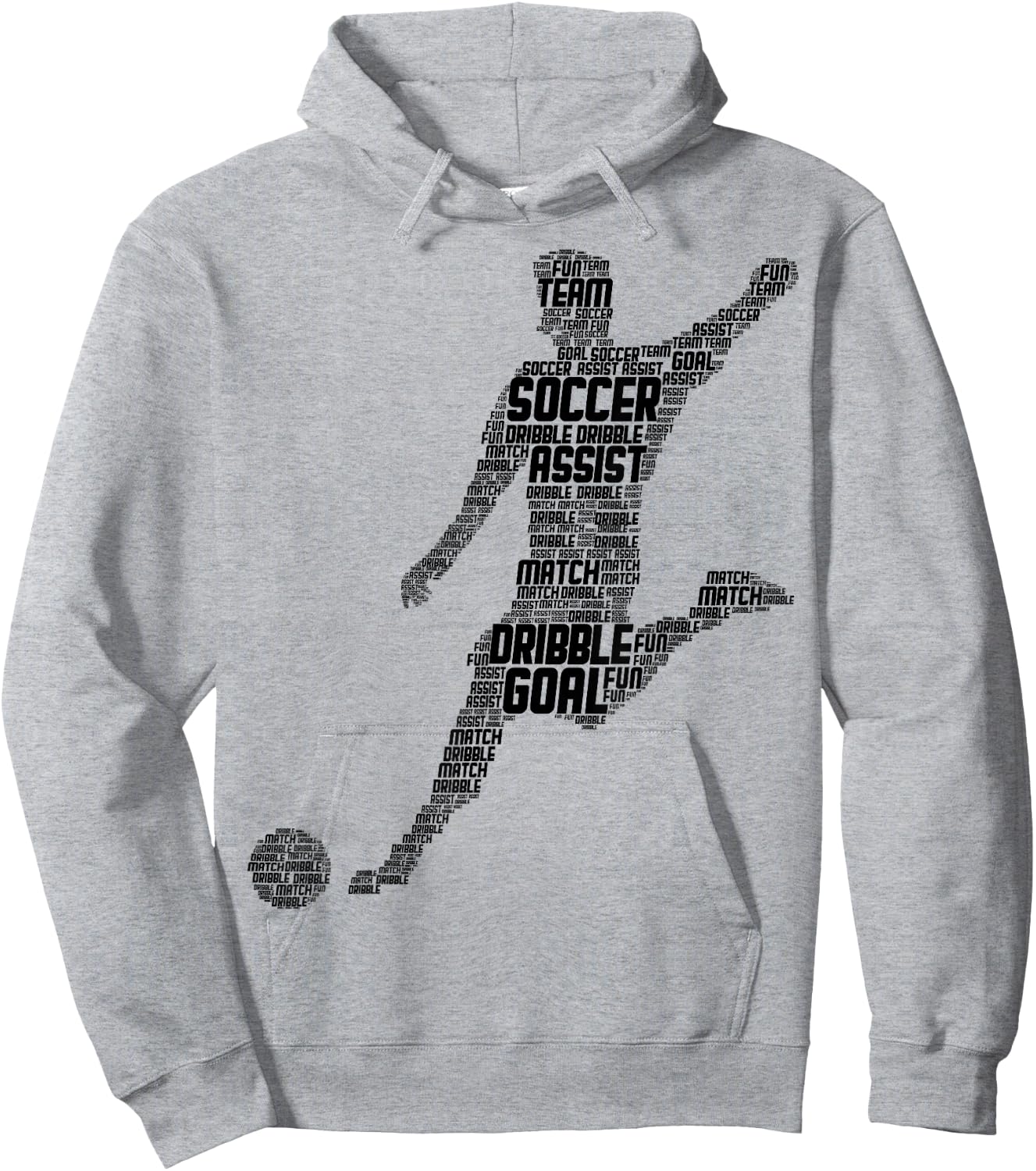 Soccer Player Men Kids Boys Hoodie - Hoodie | Ash