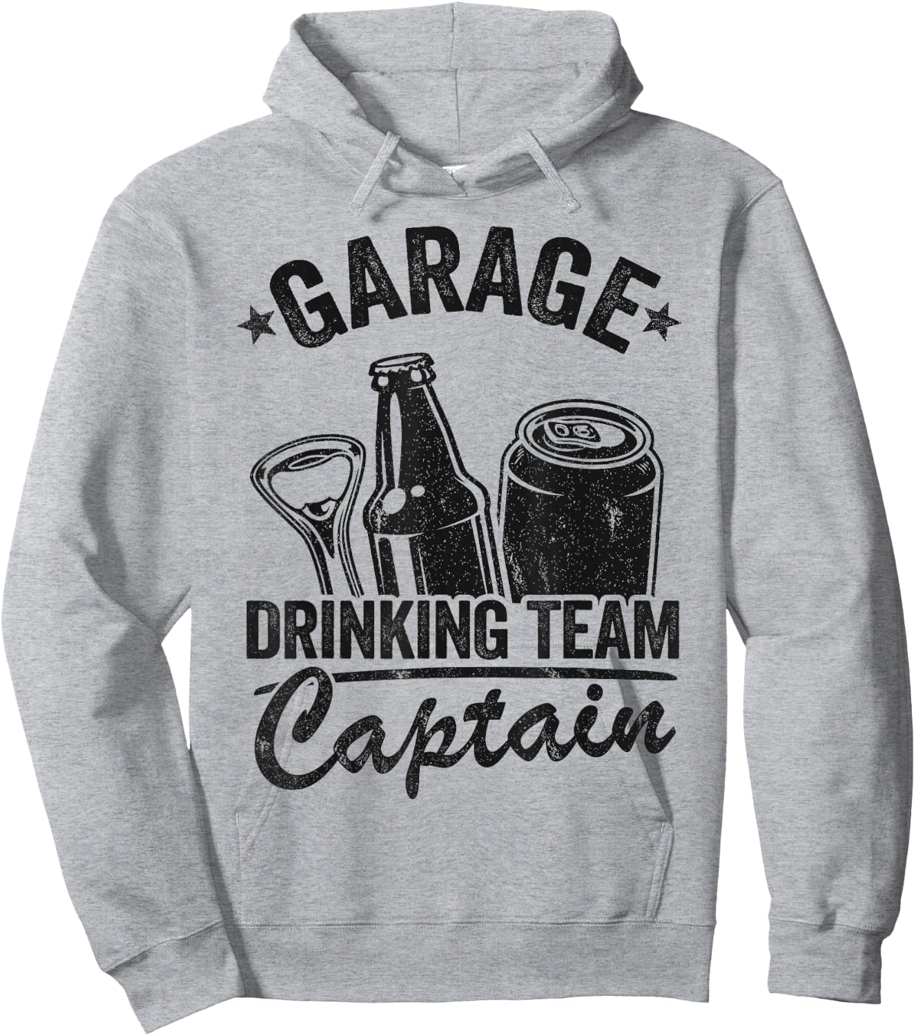 Funny Beer Garage Drinker Garage Drinking Team Captain Hoodie - Hoodie | Ash