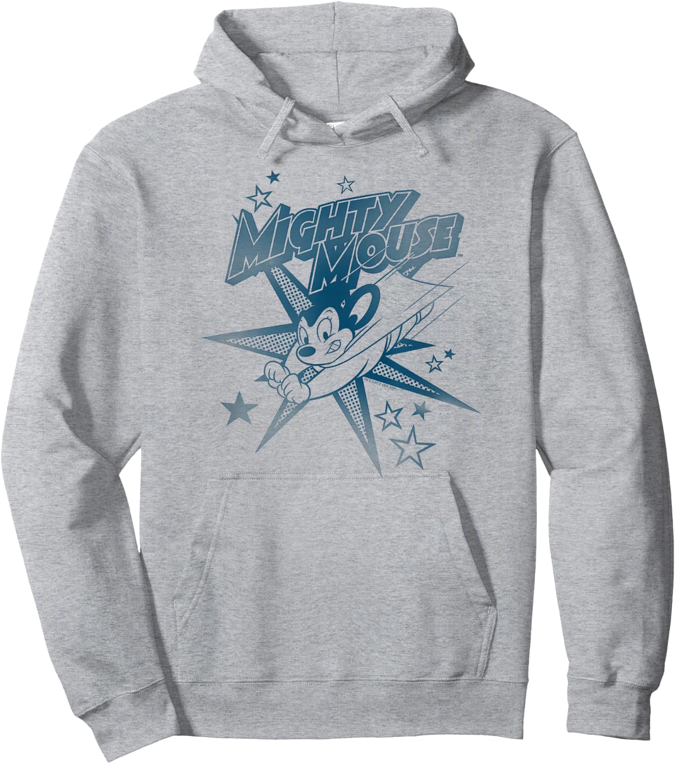 Mighty Mouse Is A Star Hoodie - Hoodie | Ash