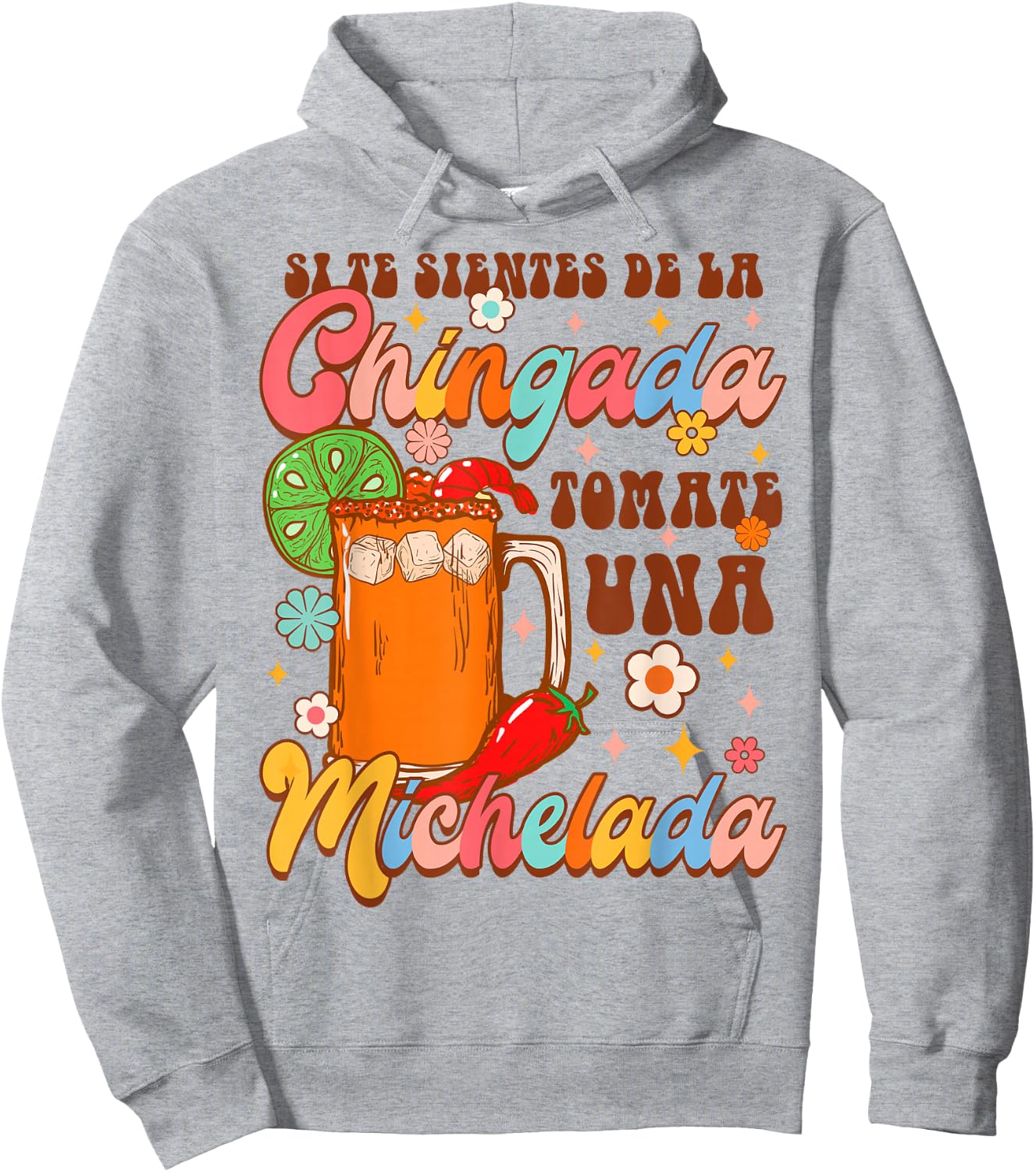 Funny Spanish Michelada Drinking Tomate Una Michelada Hoodie - Hoodie | Ash