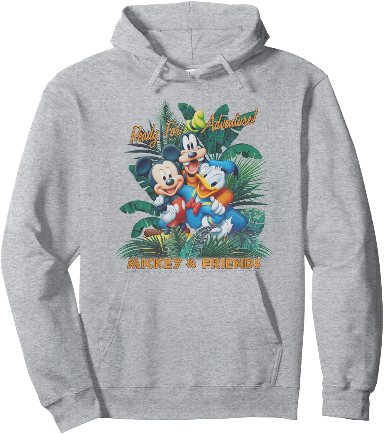 Disney Mickey Classic Adventure Group Tropical Hoodie - Hoodie | Ash