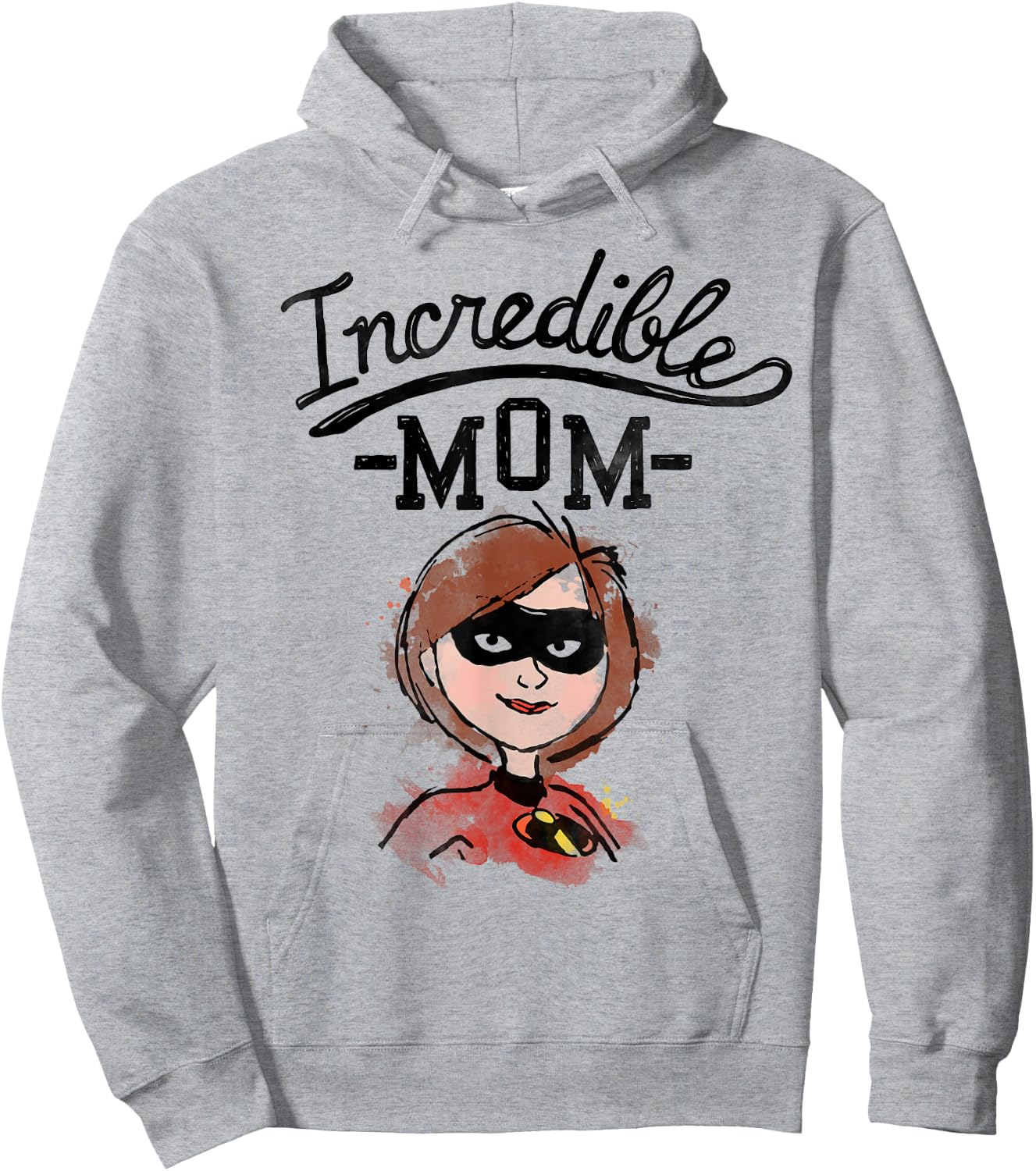 Disney Pixar Incredibles 2 Super Mom Sketch Graphic Hoodie - Hoodie | Ash