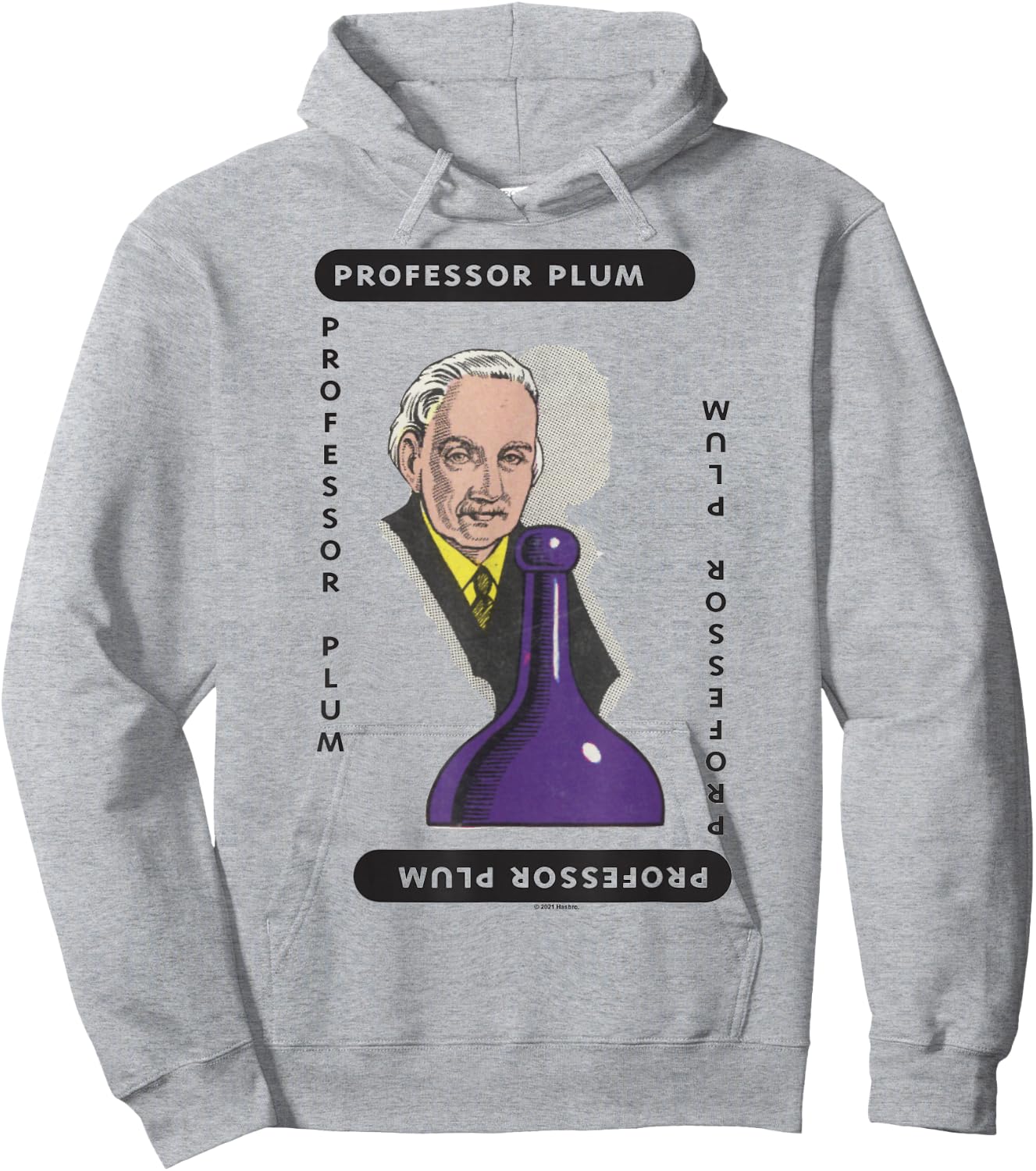 Clue Professor Plum Playing Card Halloween Costume Hoodie - Hoodie | Ash