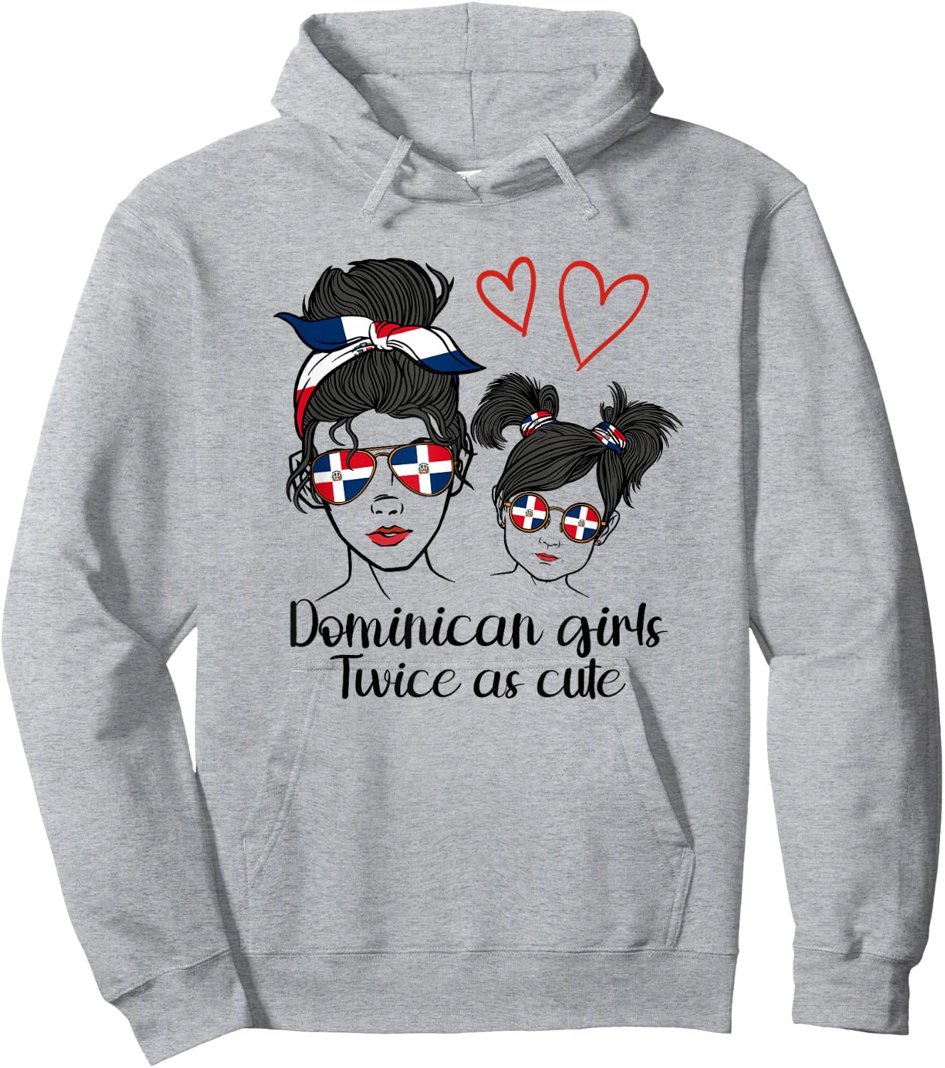 Republica dominicana For Girl Dominican mother Hoodie - Hoodie | Ash