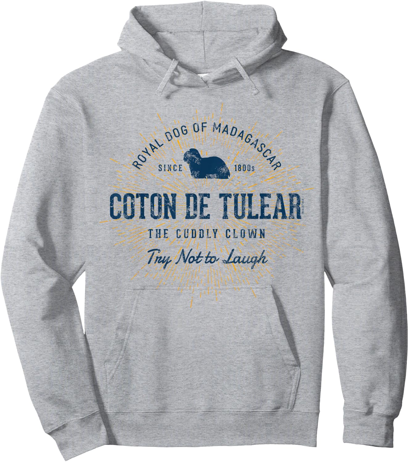 Vintage Coton de Tulear Retro Hoodie - Hoodie | Ash