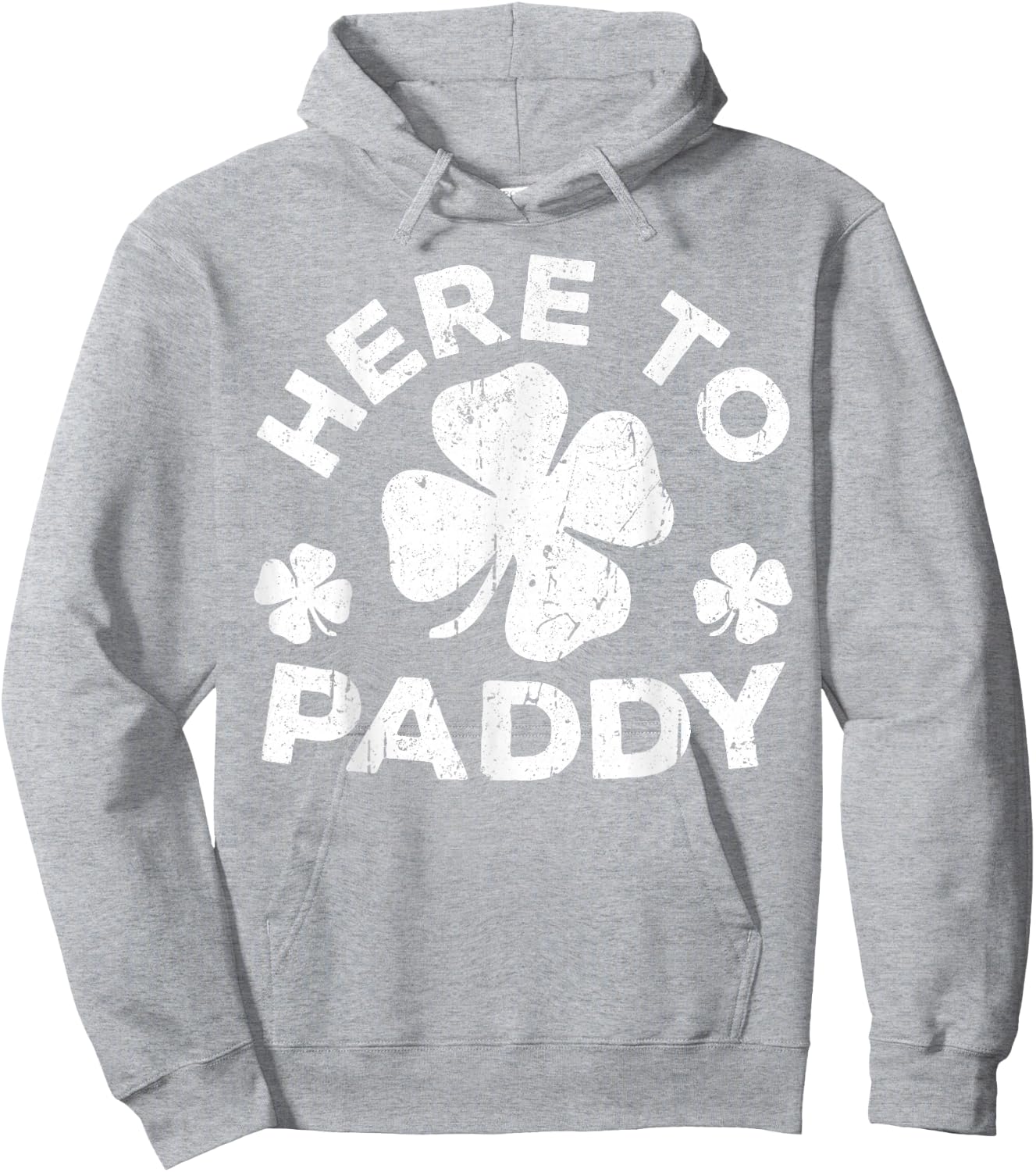 Here To Paddy Shirt Irish Men Women Kids St Patricks Day Hoodie - Hoodie | Ash