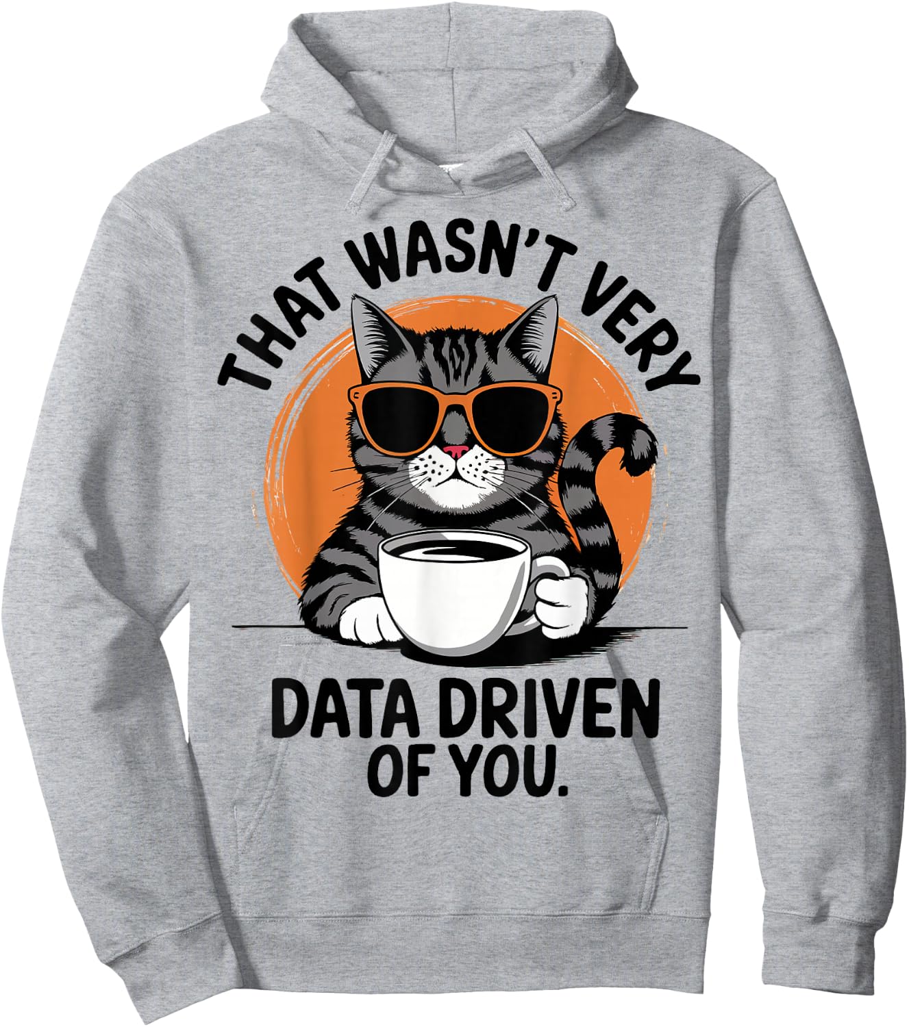 That Wasn't Very Data Driven Of You Hoodie - Hoodie | Ash