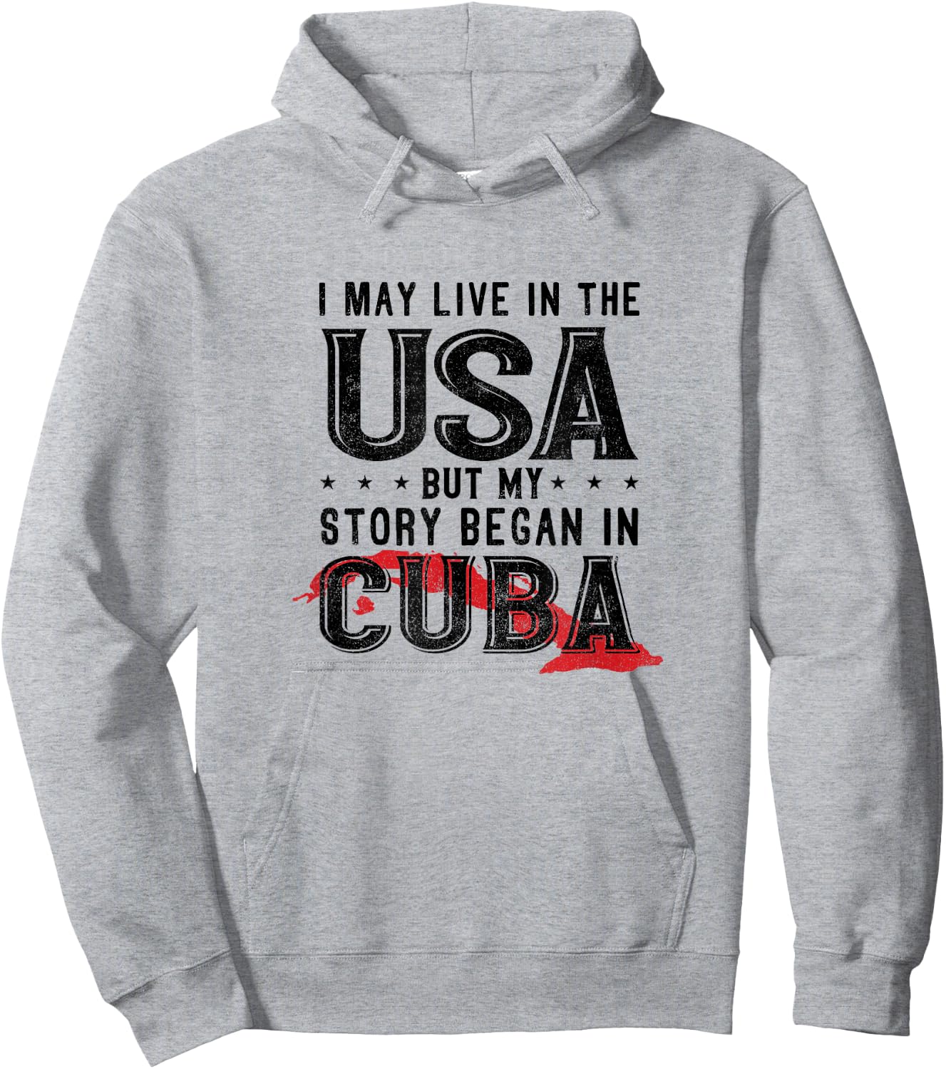 Funny Cuba Lover Graphic Men Kids Cuban Hoodie - Hoodie | Ash