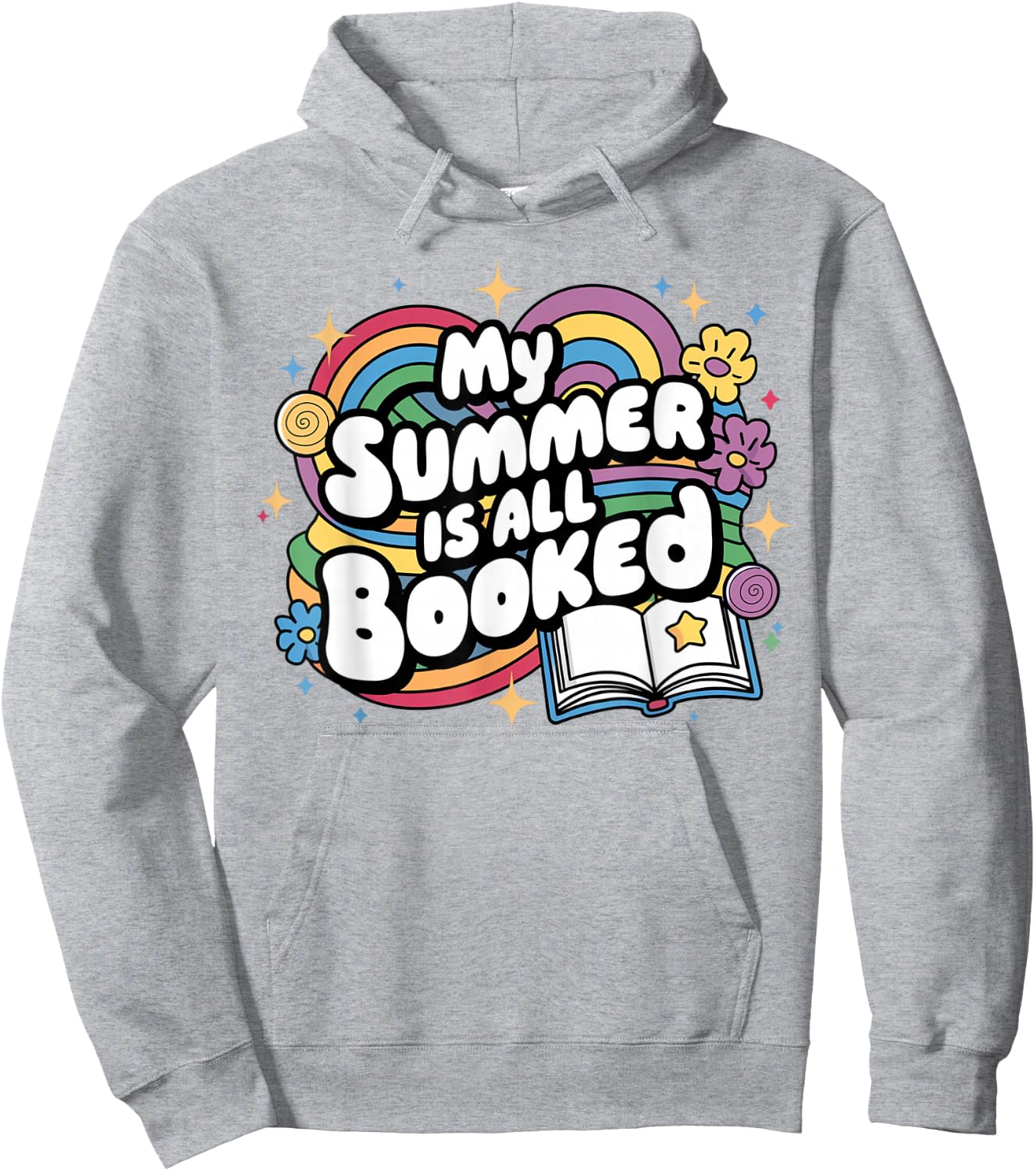 My Summer Is All Booked Book Reading Summer Reading Hoodie - Hoodie | Ash
