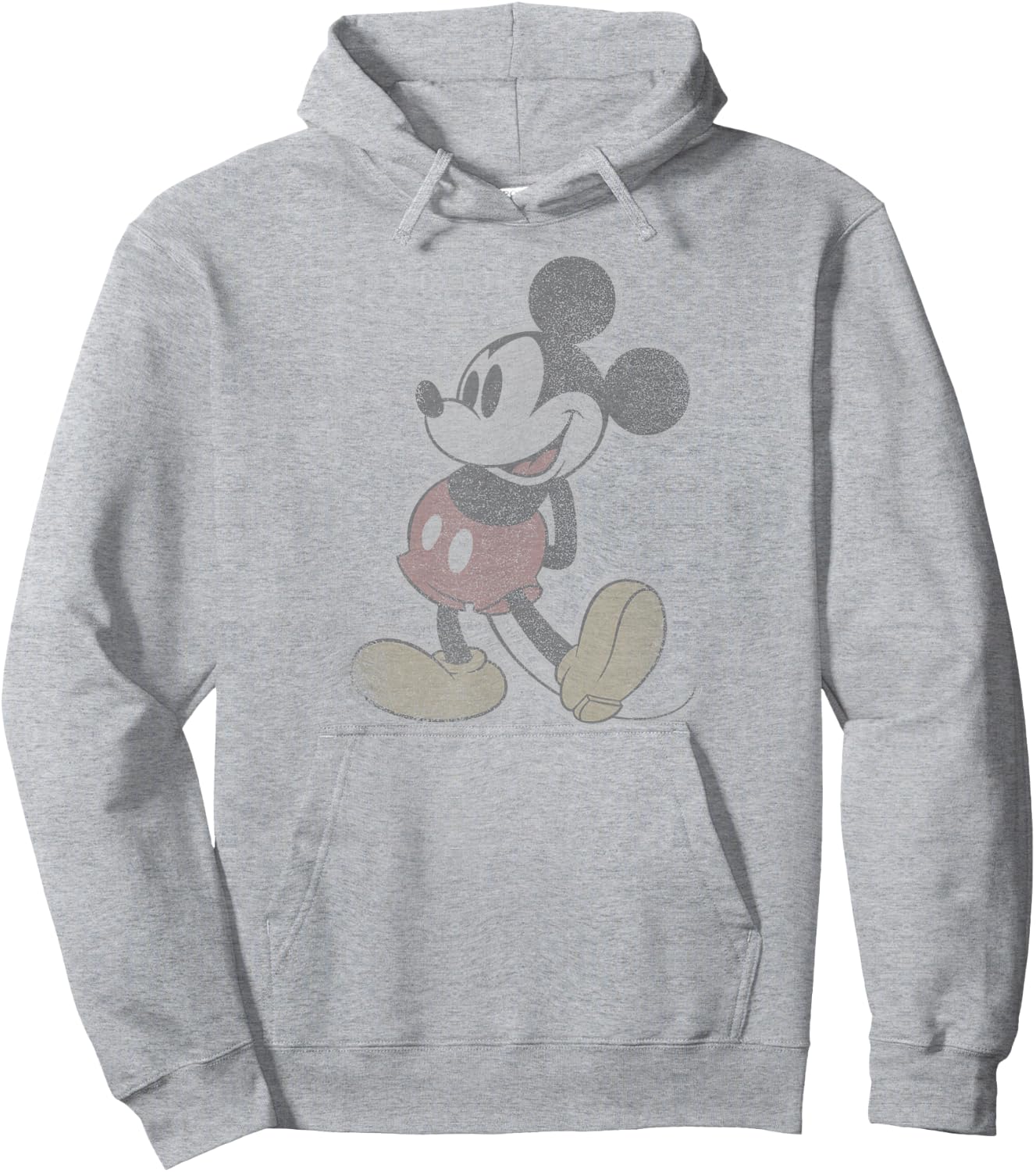 Disney - Mickey Mouse Vintage Stand Hoodie - Hoodie | Ash