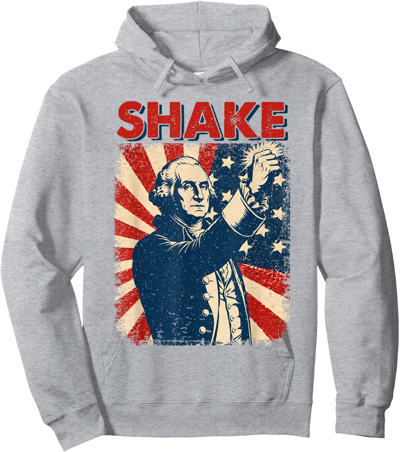 Funny Shake Matching Couples 4th of July Joke Men Women Hoodie - Hoodie | Ash