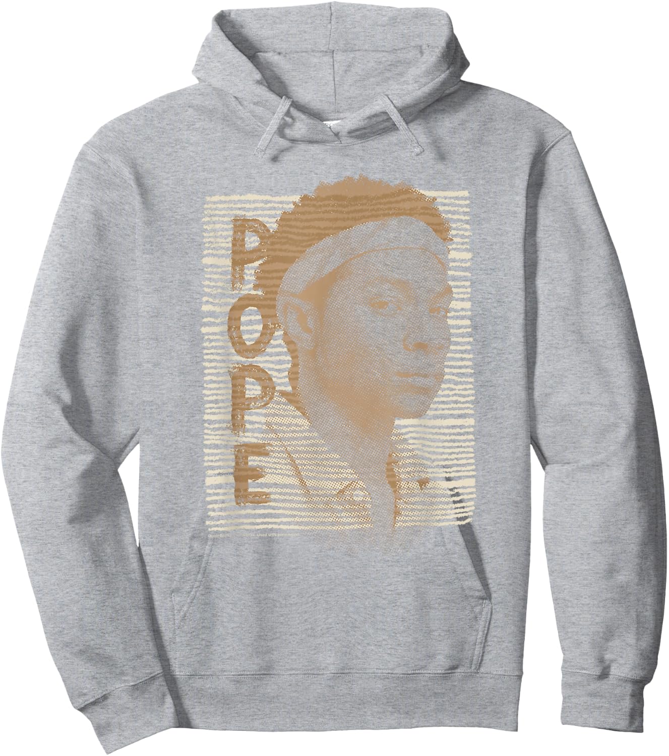 Outer Banks Pope Sepia Tone Portrait Hoodie - Hoodie | Ash