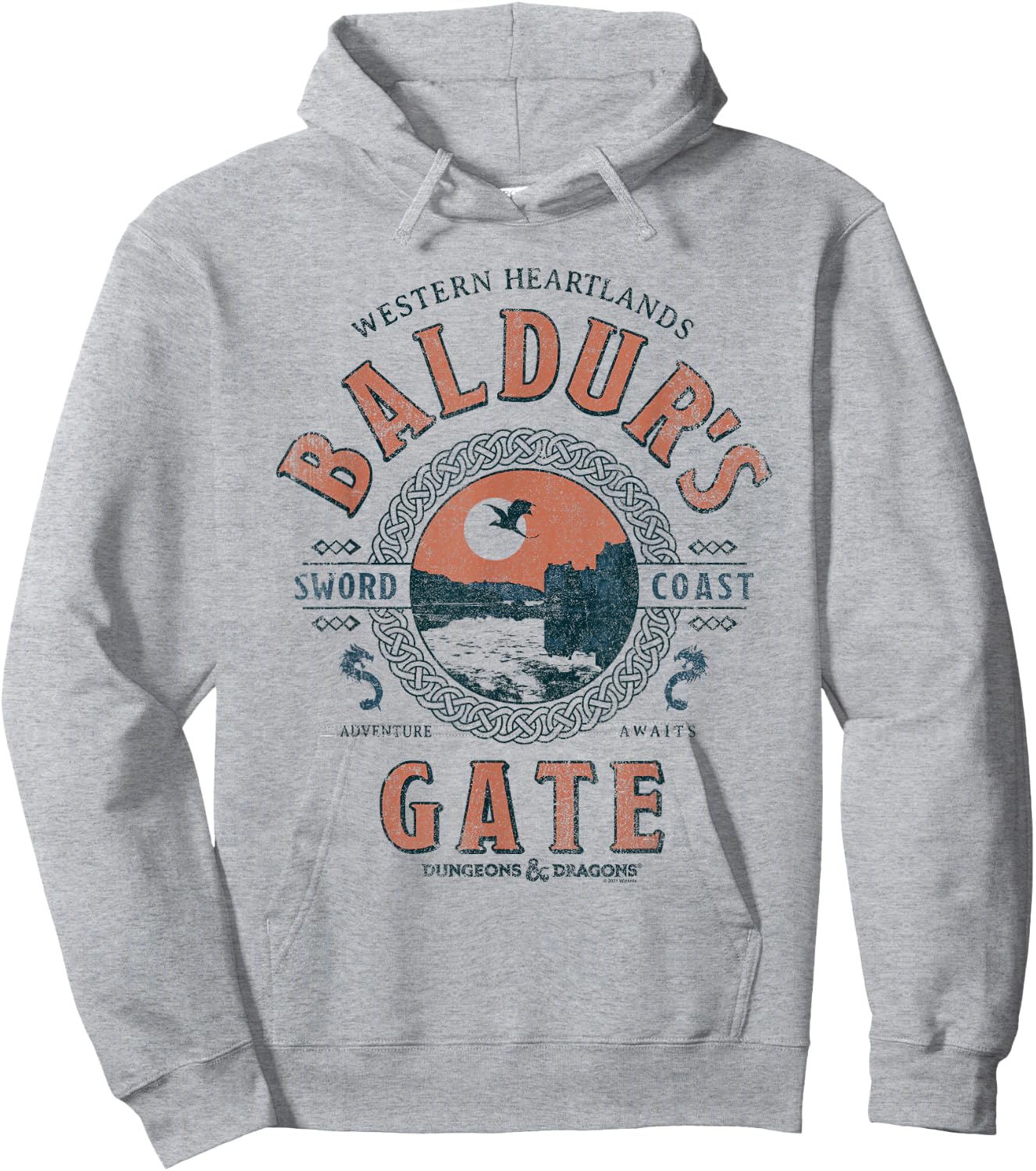Dungeons & Dragons Adventure Awaits at Baldur's Gate Hoodie - Hoodie | Ash