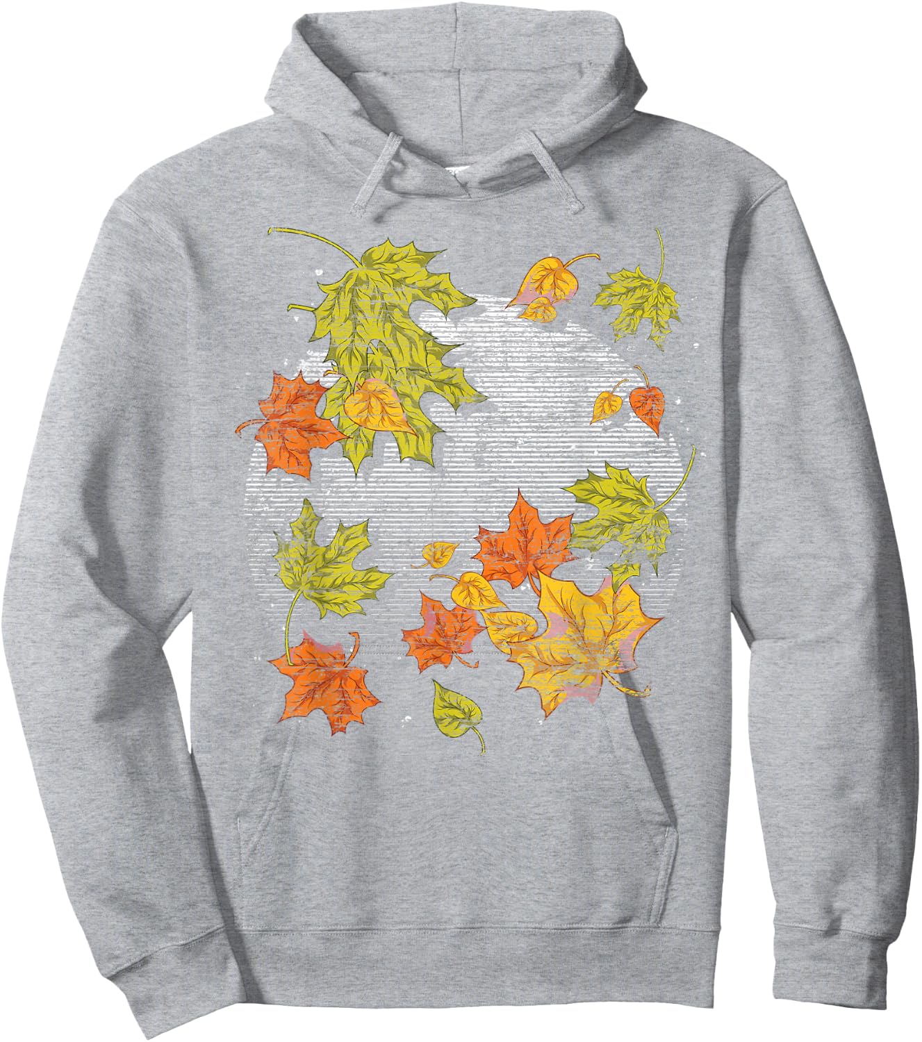 Fall Autumn Leaves Thanksgiving Nature Botanical Fall Hoodie - Hoodie | Ash