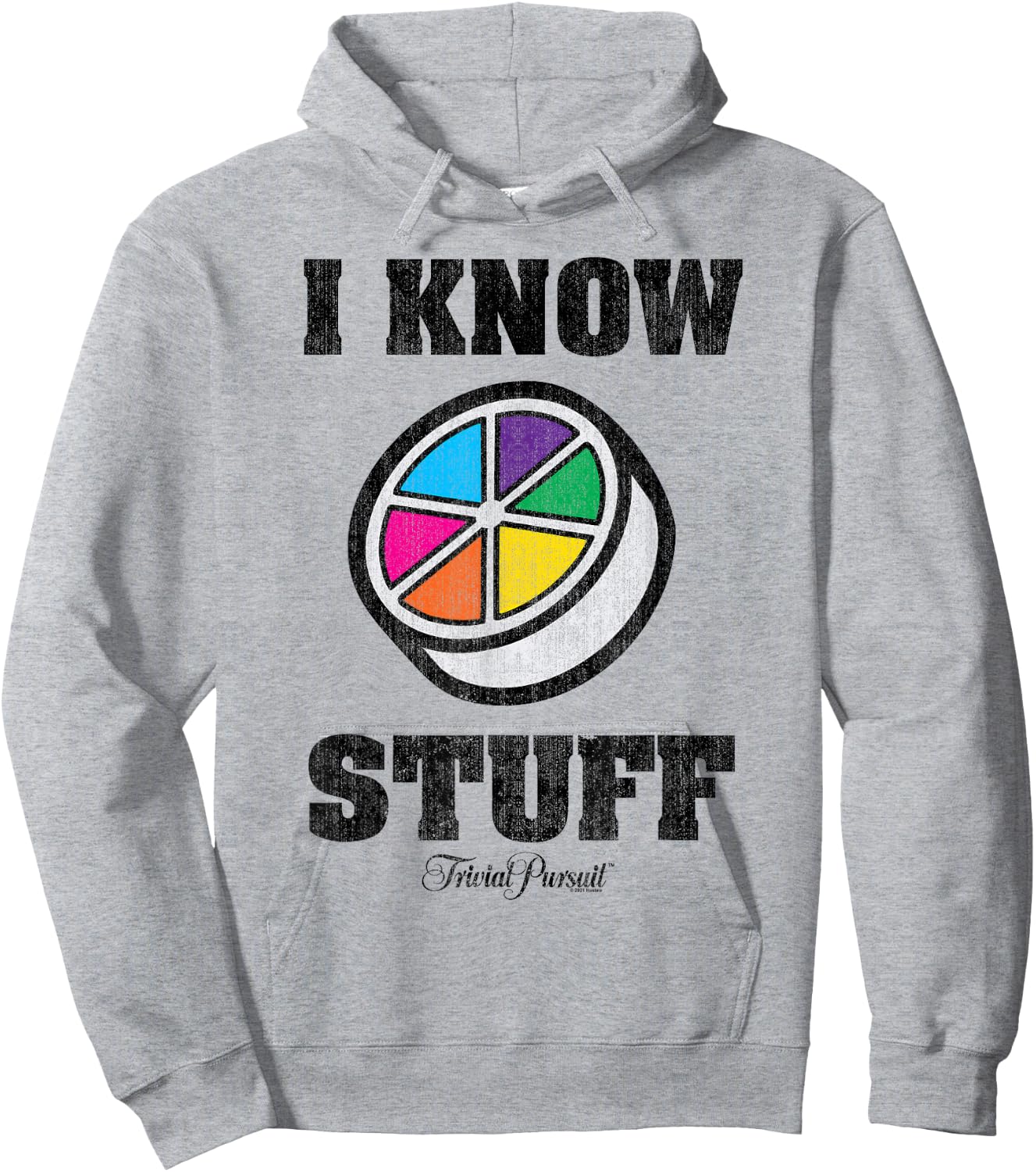 Trivial Pursuit I Know All of the Stuff Hoodie - Hoodie | Ash