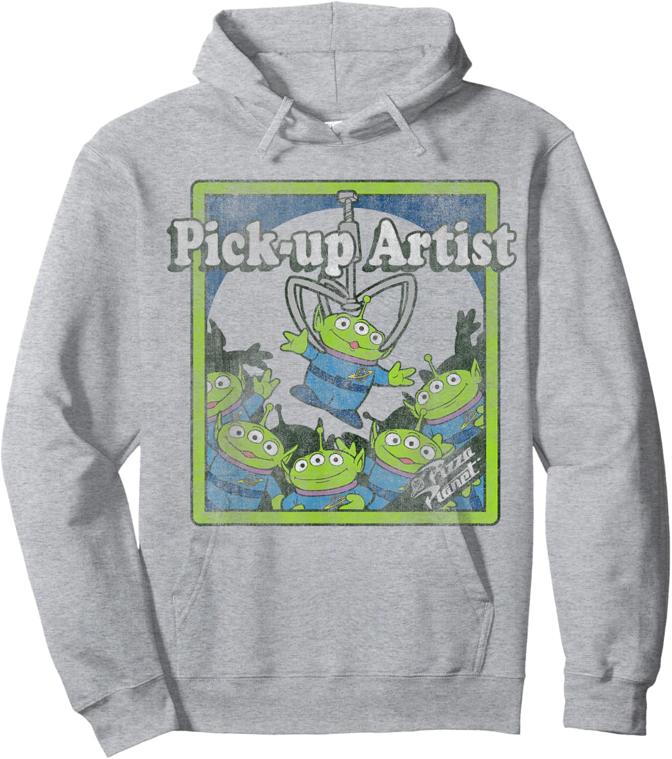 Disney Pixar Toy Story The Claw Aliens Pick-up Artist Hoodie - Hoodie | Ash