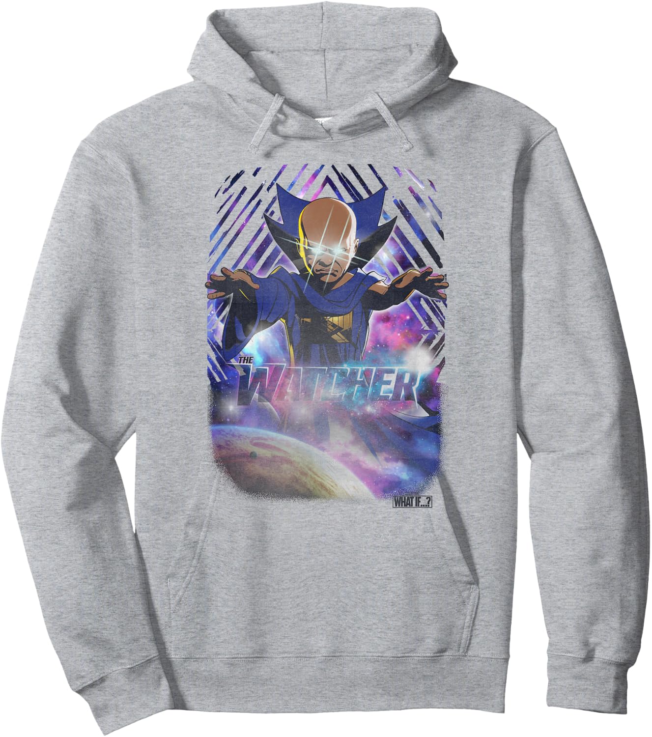 Marvel What If The Watcher Galactic Pattern Poster Hoodie - Hoodie | Ash
