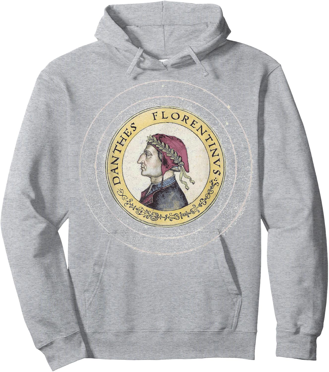 Dante Alighieri Italian Italy Divine Comedy Purgatory, Light Hoodie - Hoodie | Ash