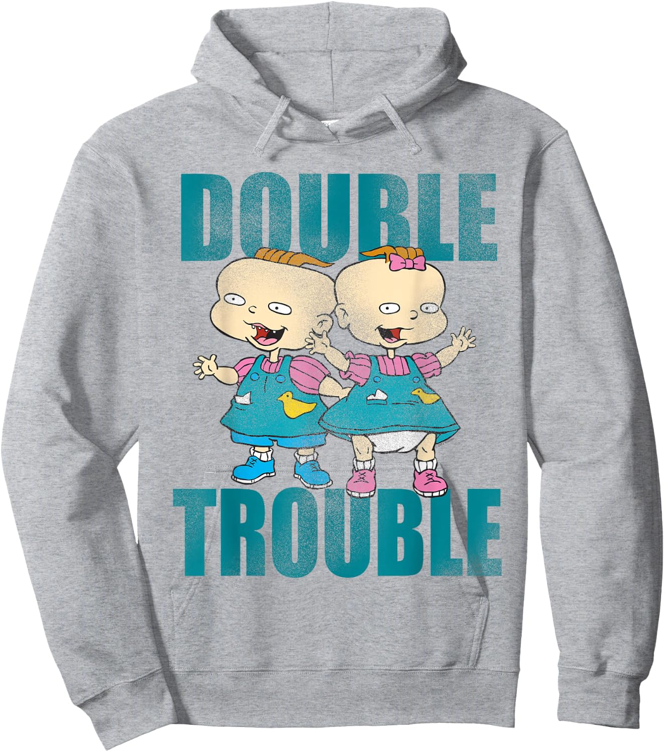 Rugrats Phil and Lil Double Trouble Hoodie - Hoodie | Ash