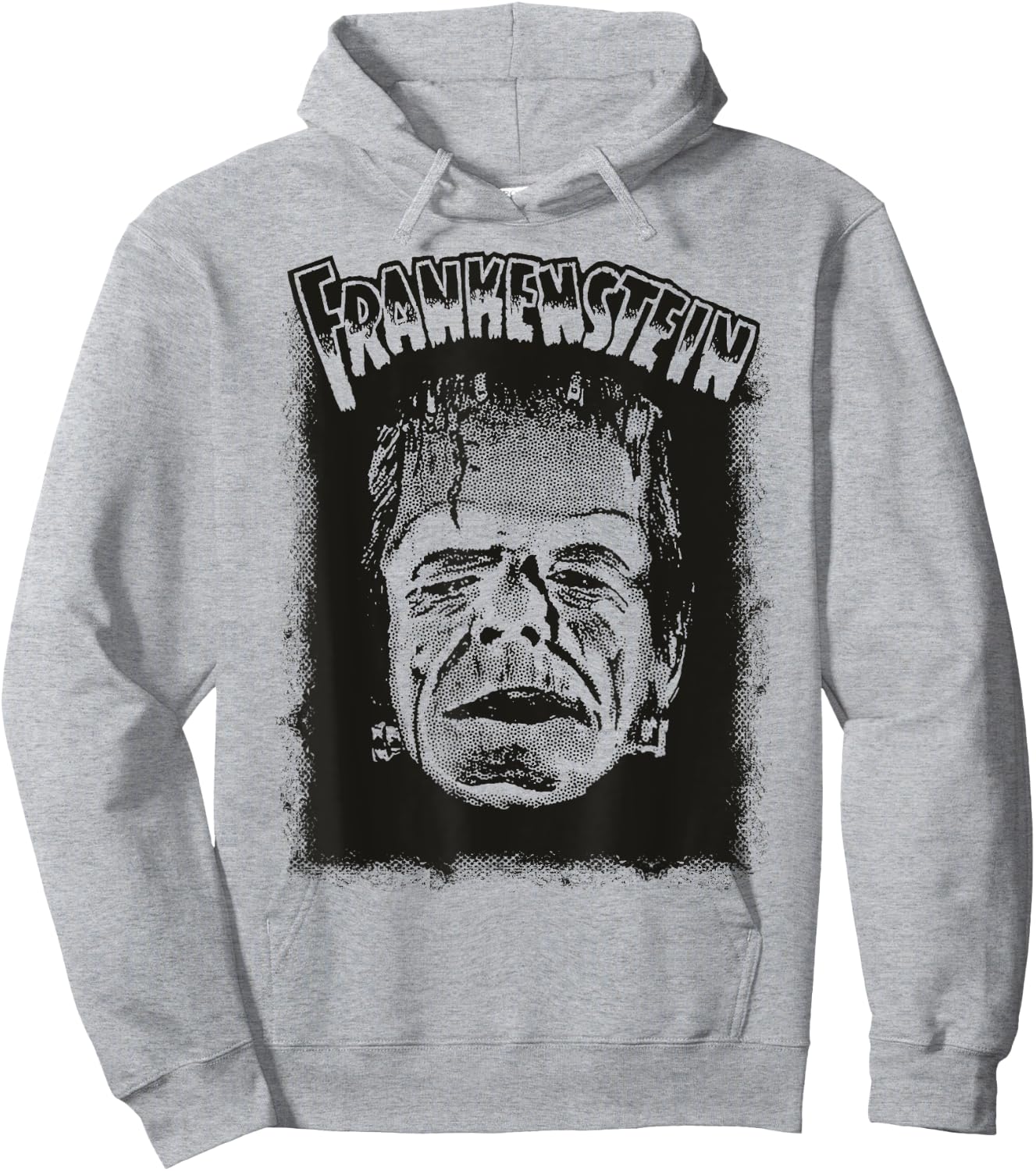Vintage Horror Movie Monster Halloween Frankenstein Monster Hoodie - Hoodie | Ash