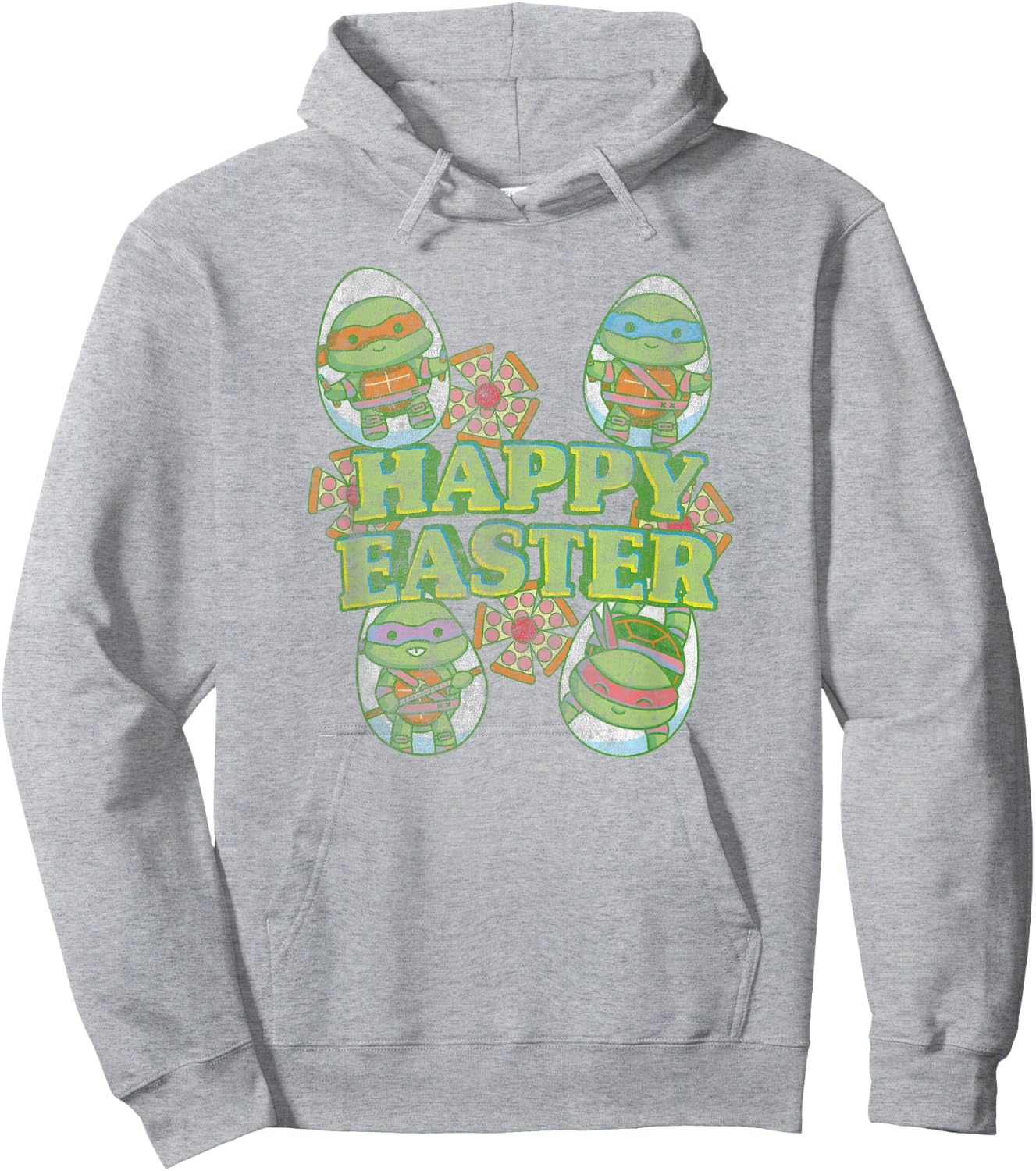 Teenage Mutant Ninja Turtles Happy Easter Turtle Eggs Hoodie - Hoodie | Ash