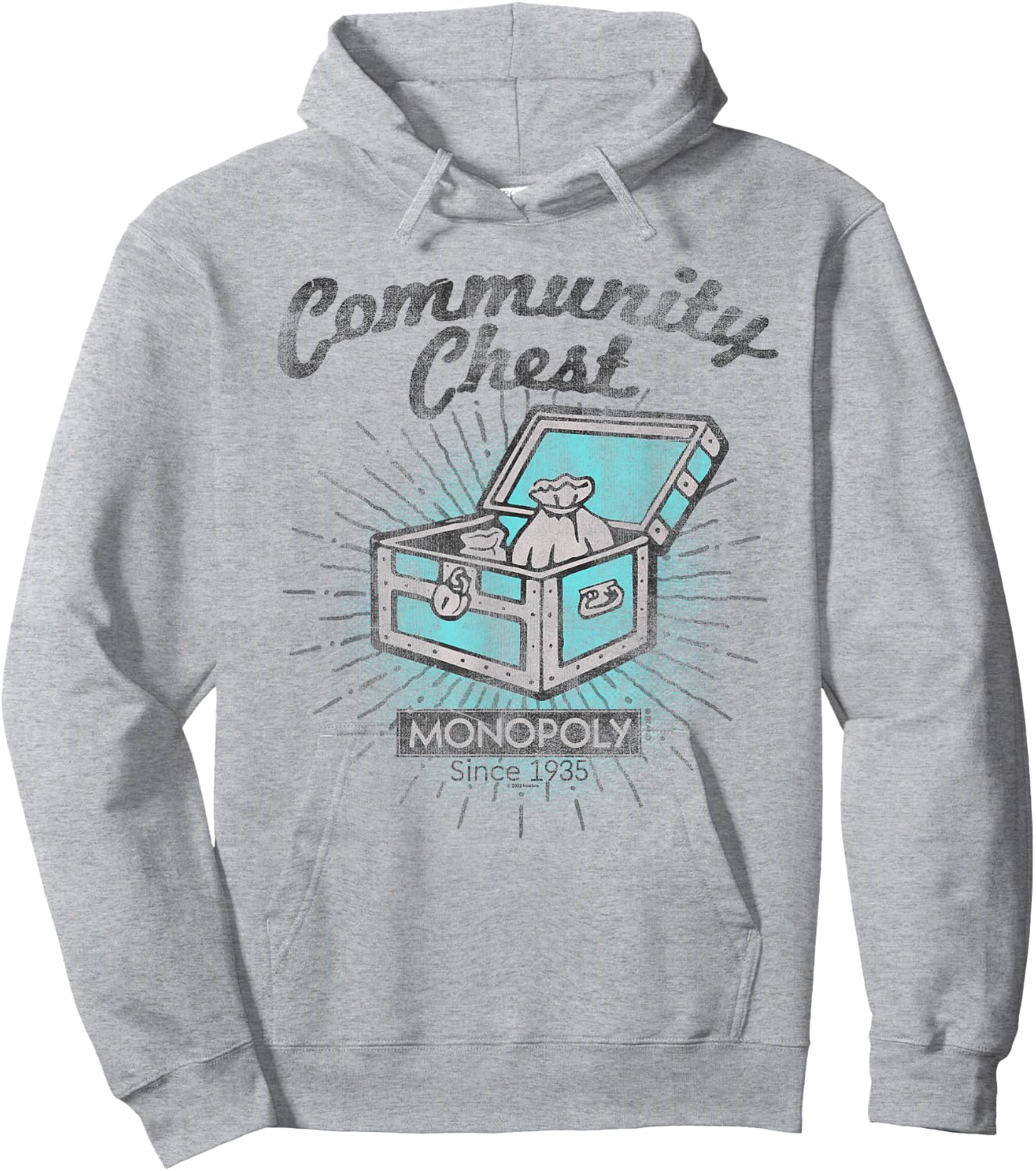 Monopoly Community Chest Hoodie - Hoodie | Ash
