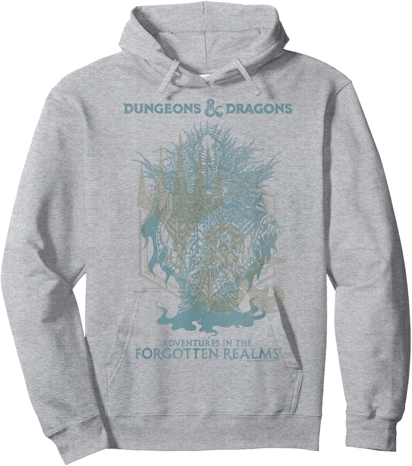 Magic: The Gathering Dungeons & Dragons Mind Flayer Hoodie - Hoodie | Ash