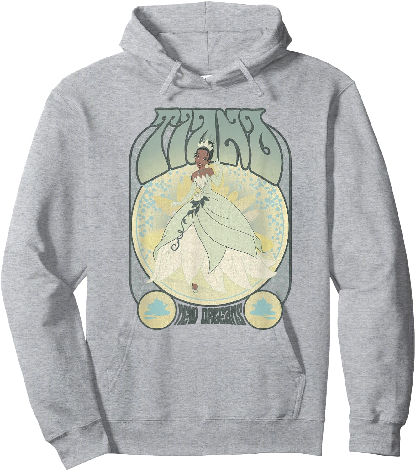 Disney The Princess & The Frog Tiana Seventies Retro Poster Small Hoodie - Hoodie | Ash