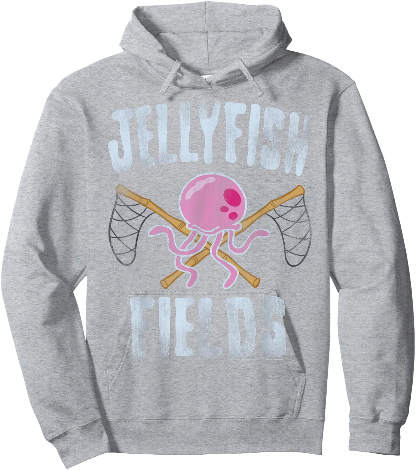 SpongeBob SquarePants Jellyfish Fields Hoodie - Hoodie | Ash