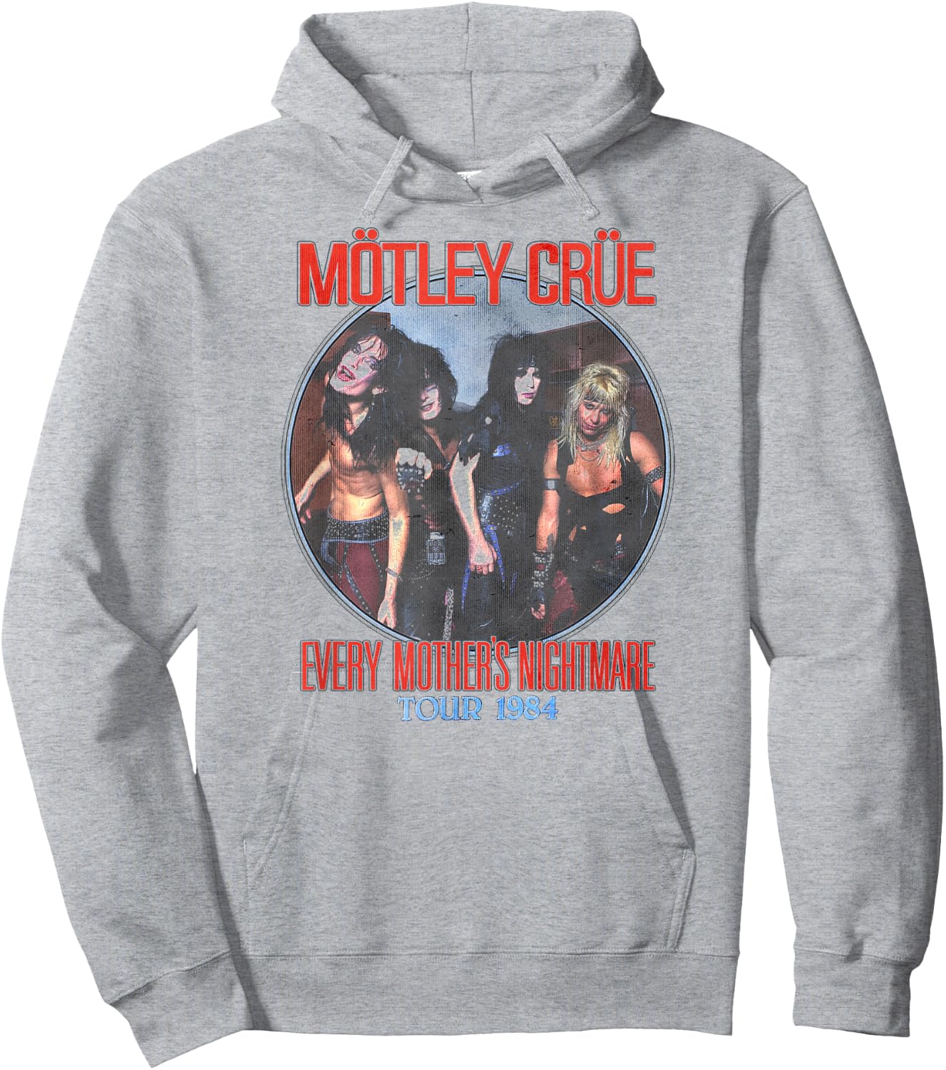 Mötley Crüe – Every Mother's Nightmare 84 Tour Hoodie - Hoodie | Ash