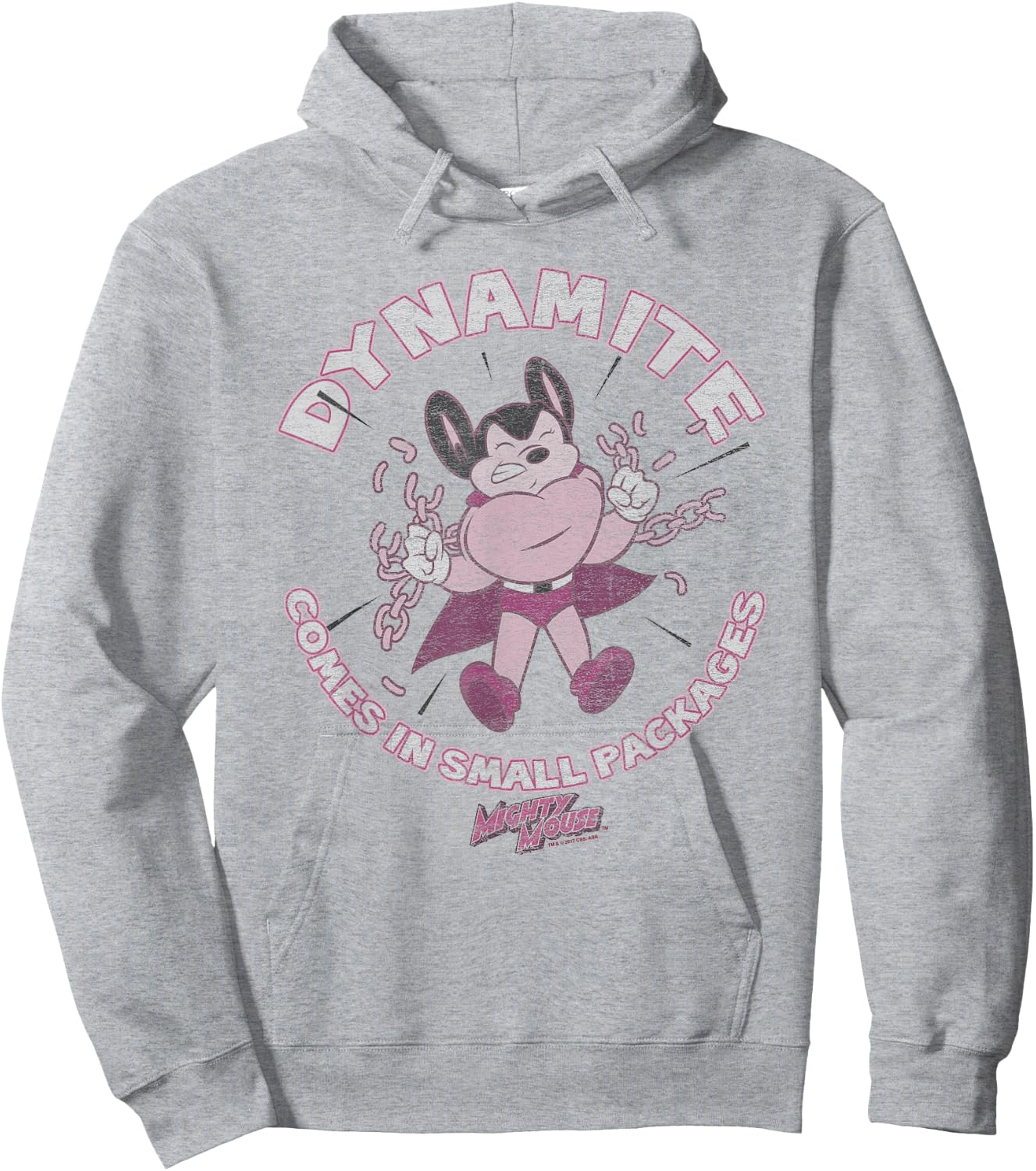 Mighty Mouse Dynamite Hoodie - Hoodie | Ash