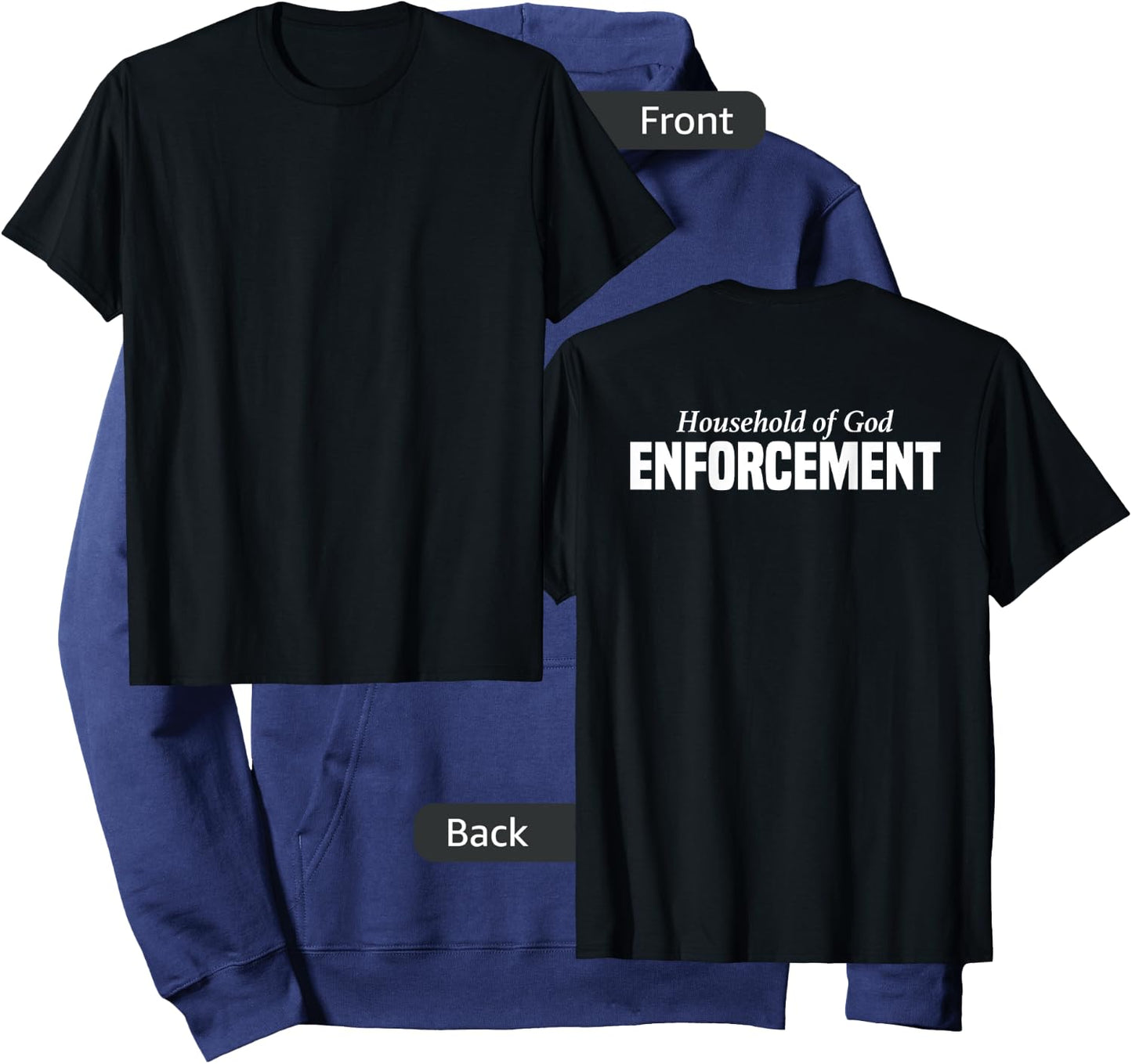 Church Security for Pastors Law Enforcement Worship Hoodie - Hoodie | Navy