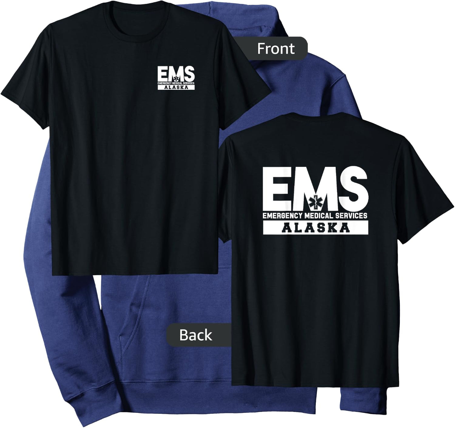 Alaska EMS Emergency Medical Services EMT Tech Duty Hoodie - Hoodie | Navy