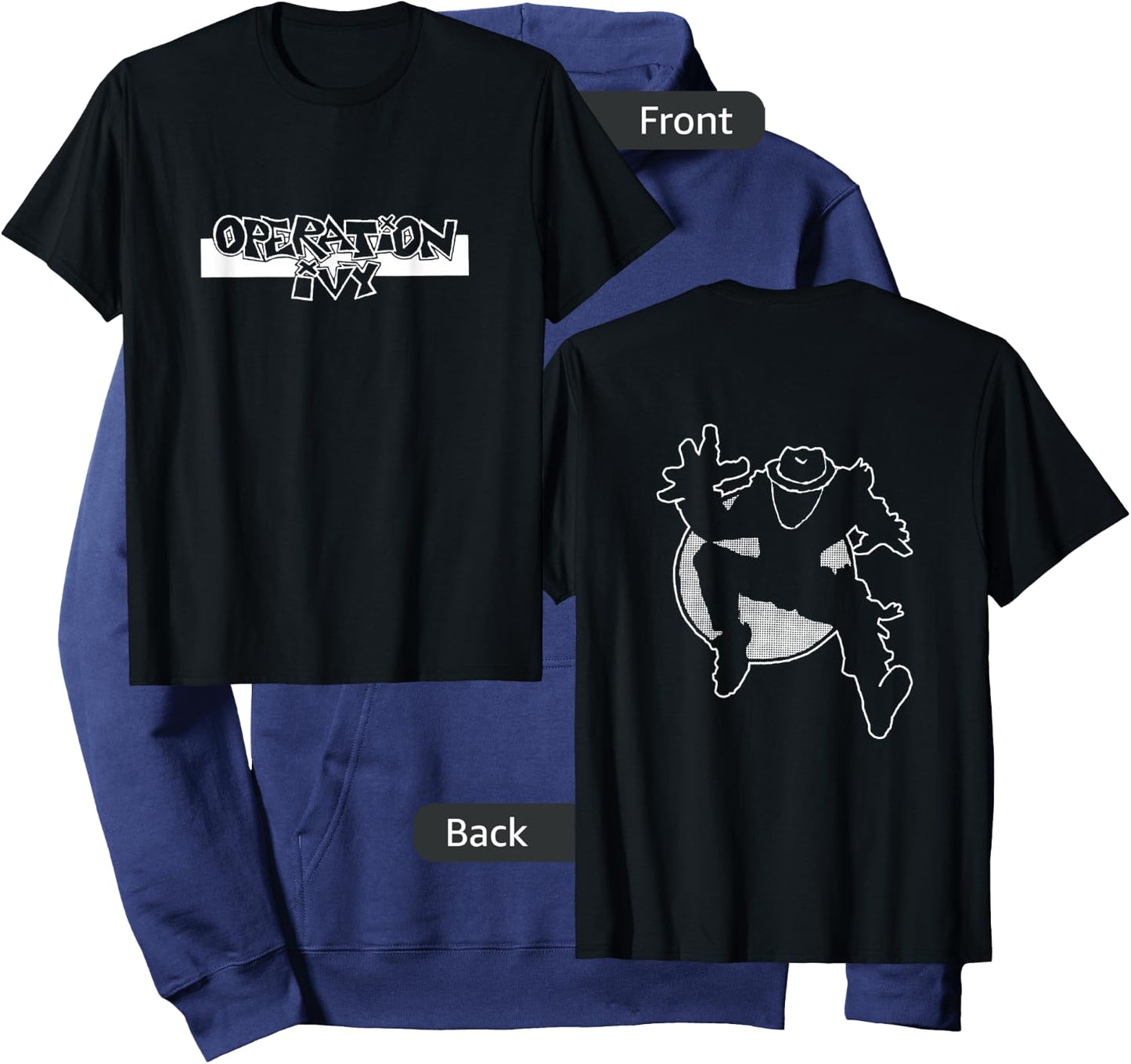 Operation Ivy - Official Merchandise - Skankman Hoodie - Hoodie | Navy