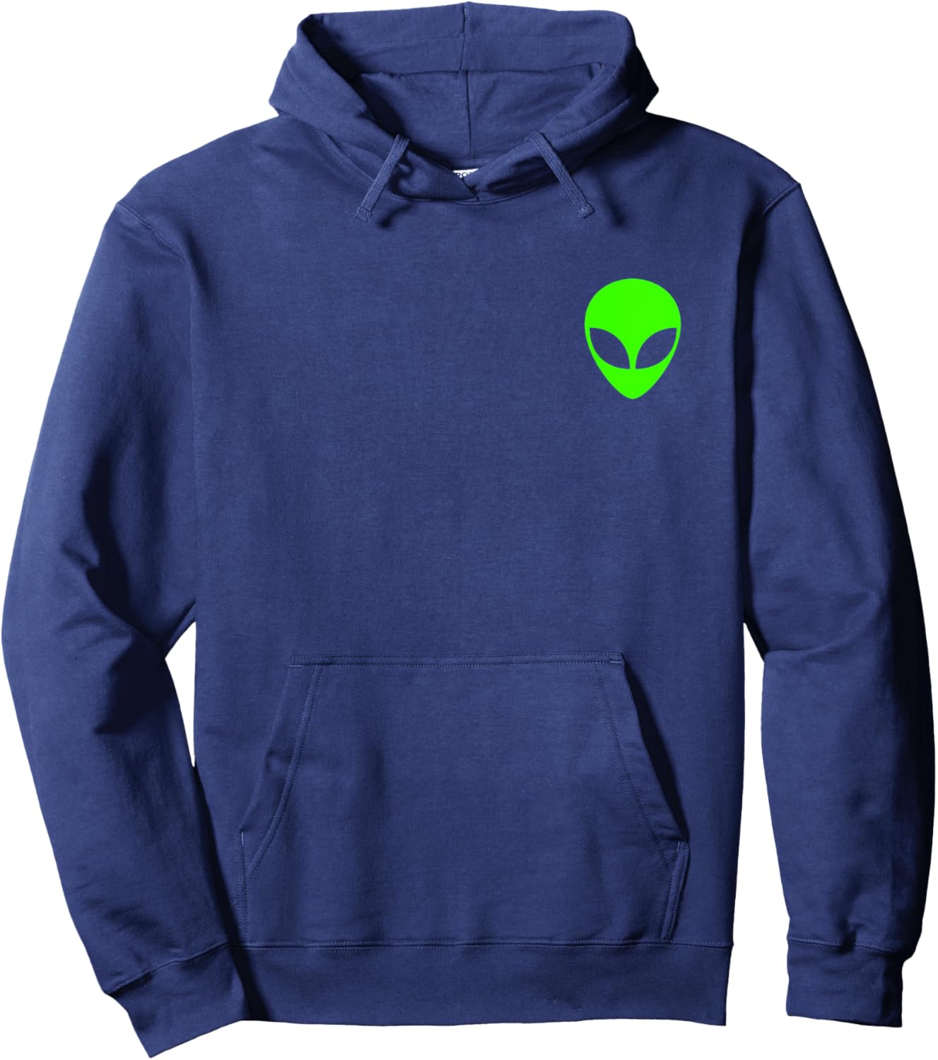 Funny Alien Head Pocket Halloween Costume Gift Hoodie - Hoodie | Navy