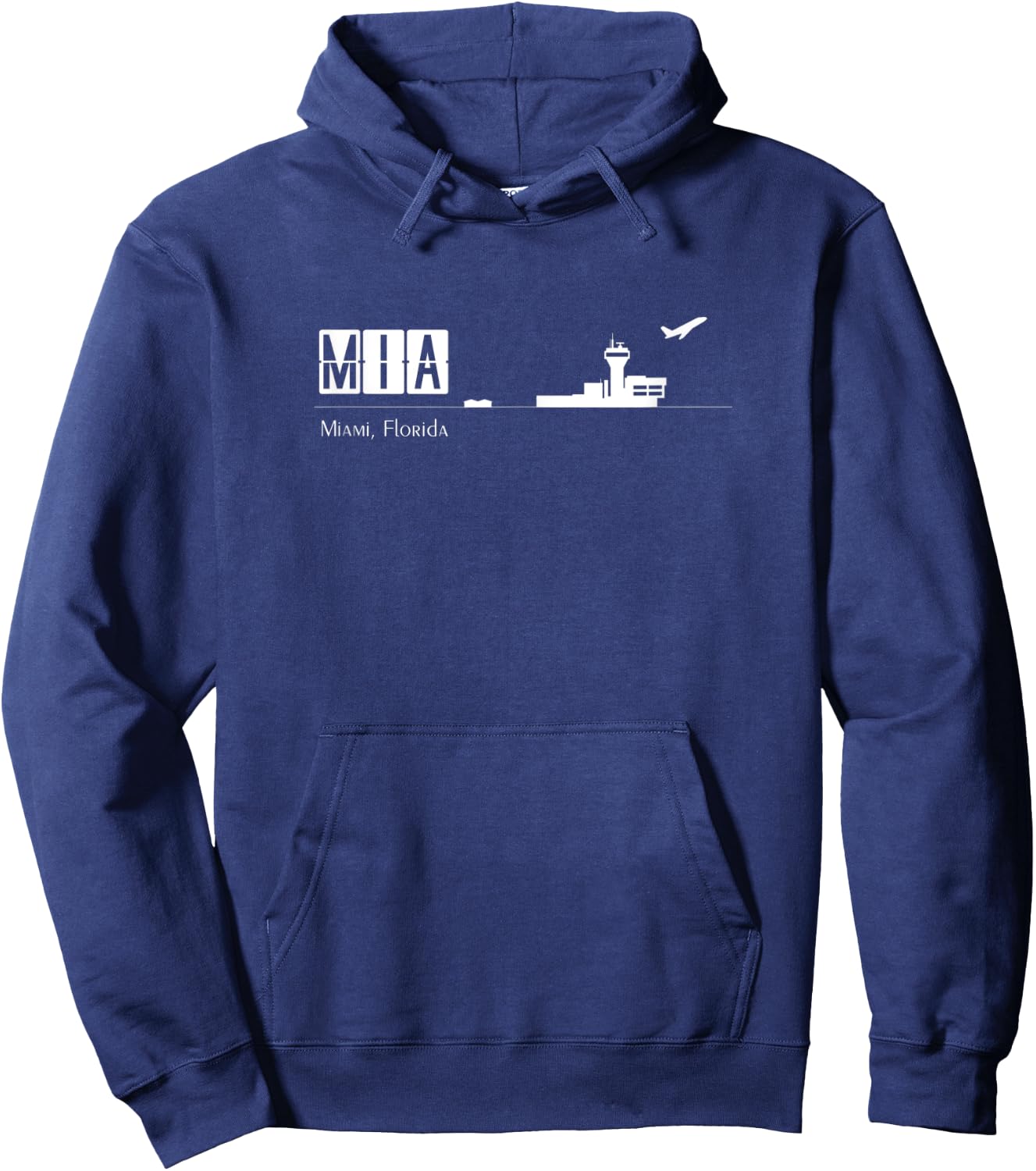 MIA Airport Code for Miami Florida Hoodie - Hoodie | Navy