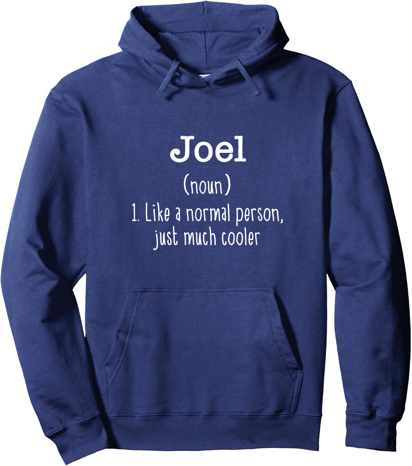Joel Definition Personalized Name Unique Funny Hoodie - Hoodie | Navy