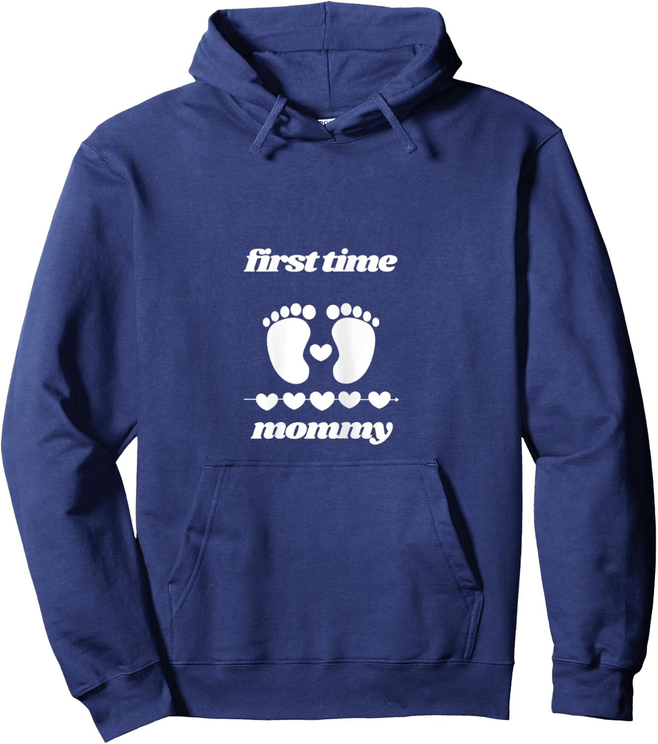 First Time Mommy's Hoodie - Hoodie | Navy