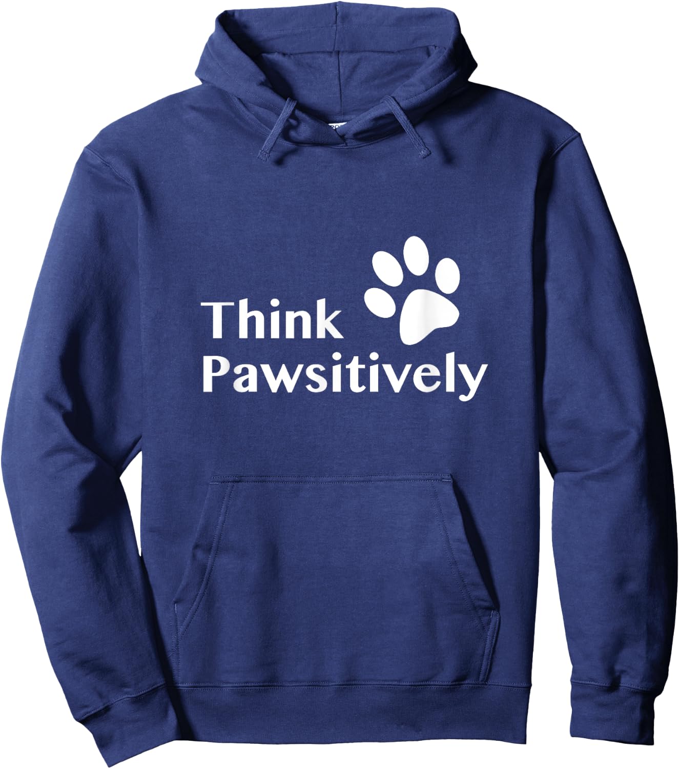 Think Pawsitively Hoodie - Hoodie | Navy
