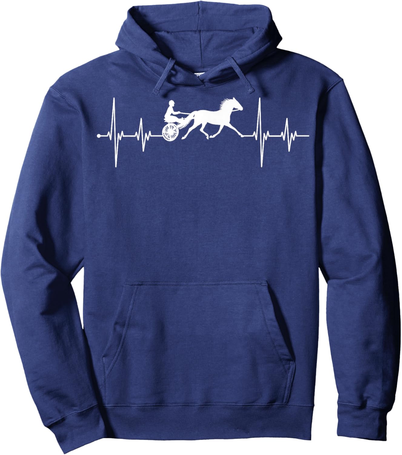 Funny Harness Horse Racing Gift Fo Men Women Horse Racer Fan Hoodie - Hoodie | Navy