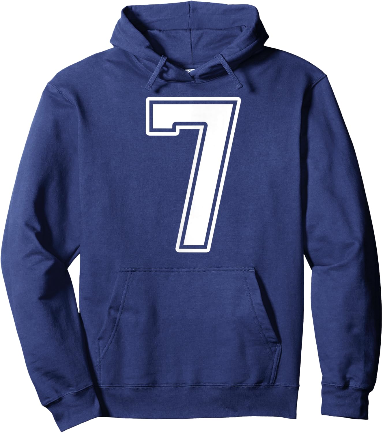 Number 7 Fan Player Jersey Style #7 Men Women Kids Hoodie - Hoodie | Navy