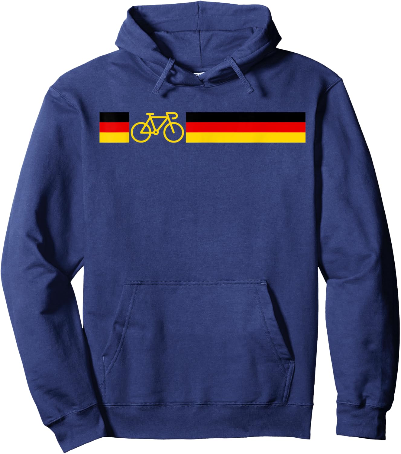 German Cyclist German bike Flag Cycling Bicycle Gift Hoodie - Hoodie | Navy